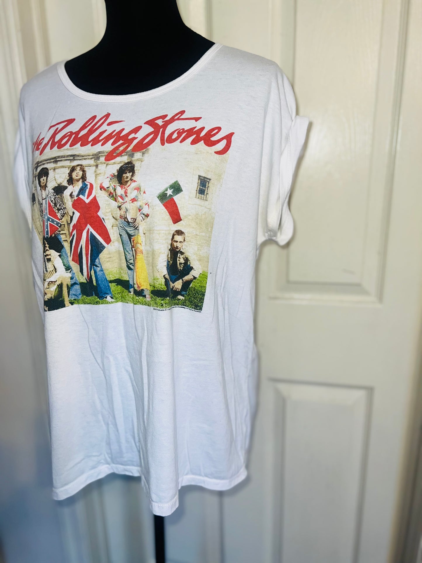 The Rolling Stones Oversized Distressed Tee