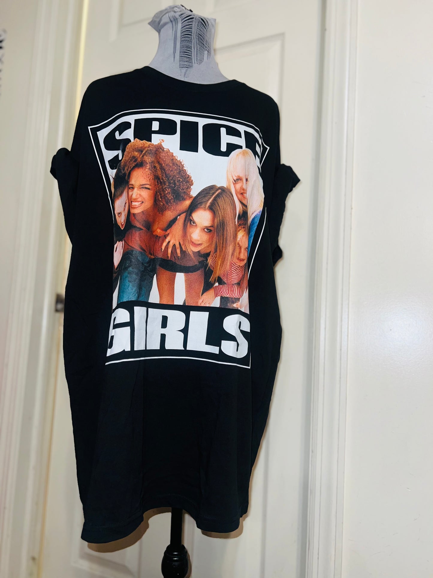 The Spice Girls Oversized Distressed Tee