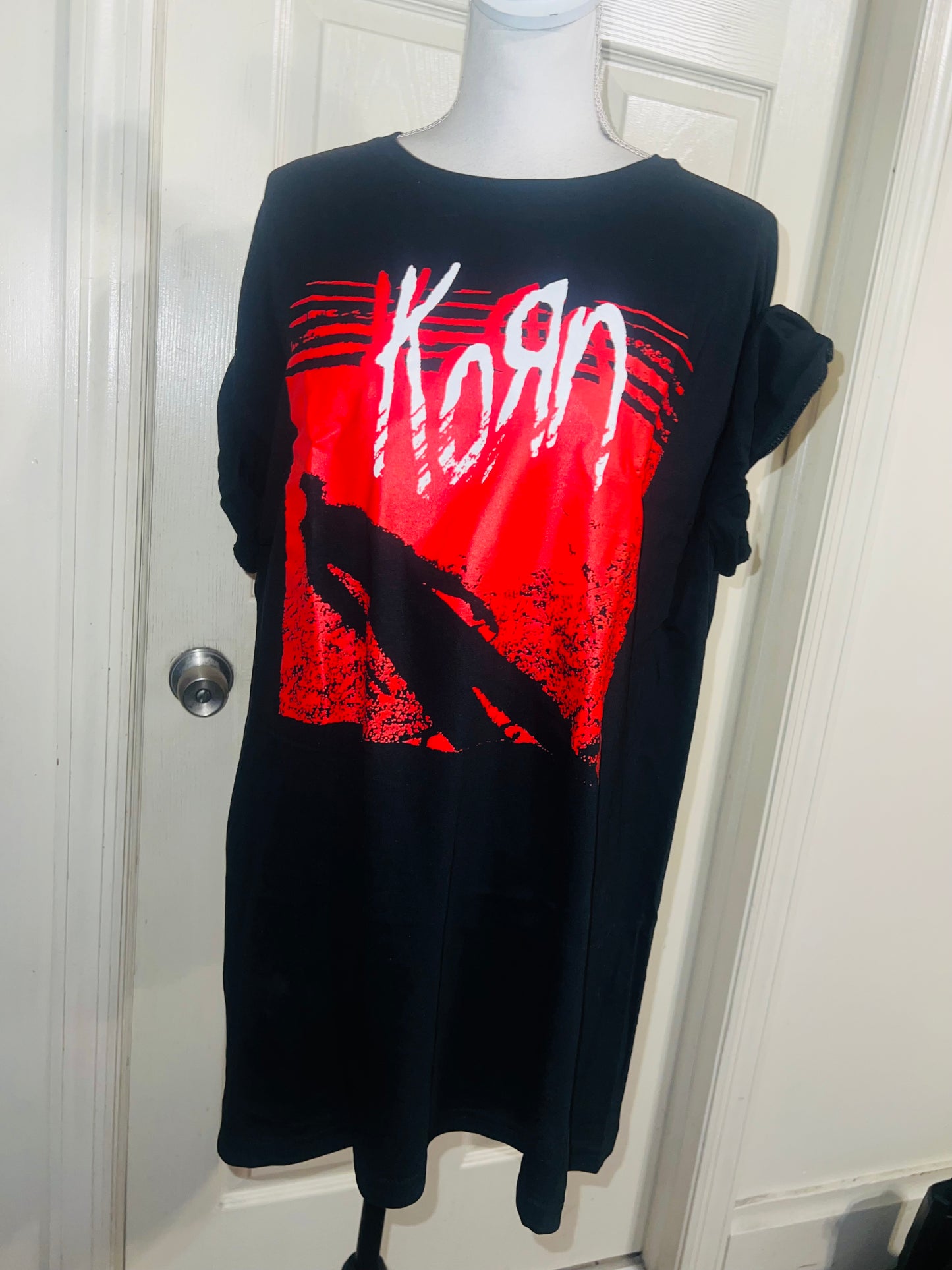 Korn Oversized Distressed Tee