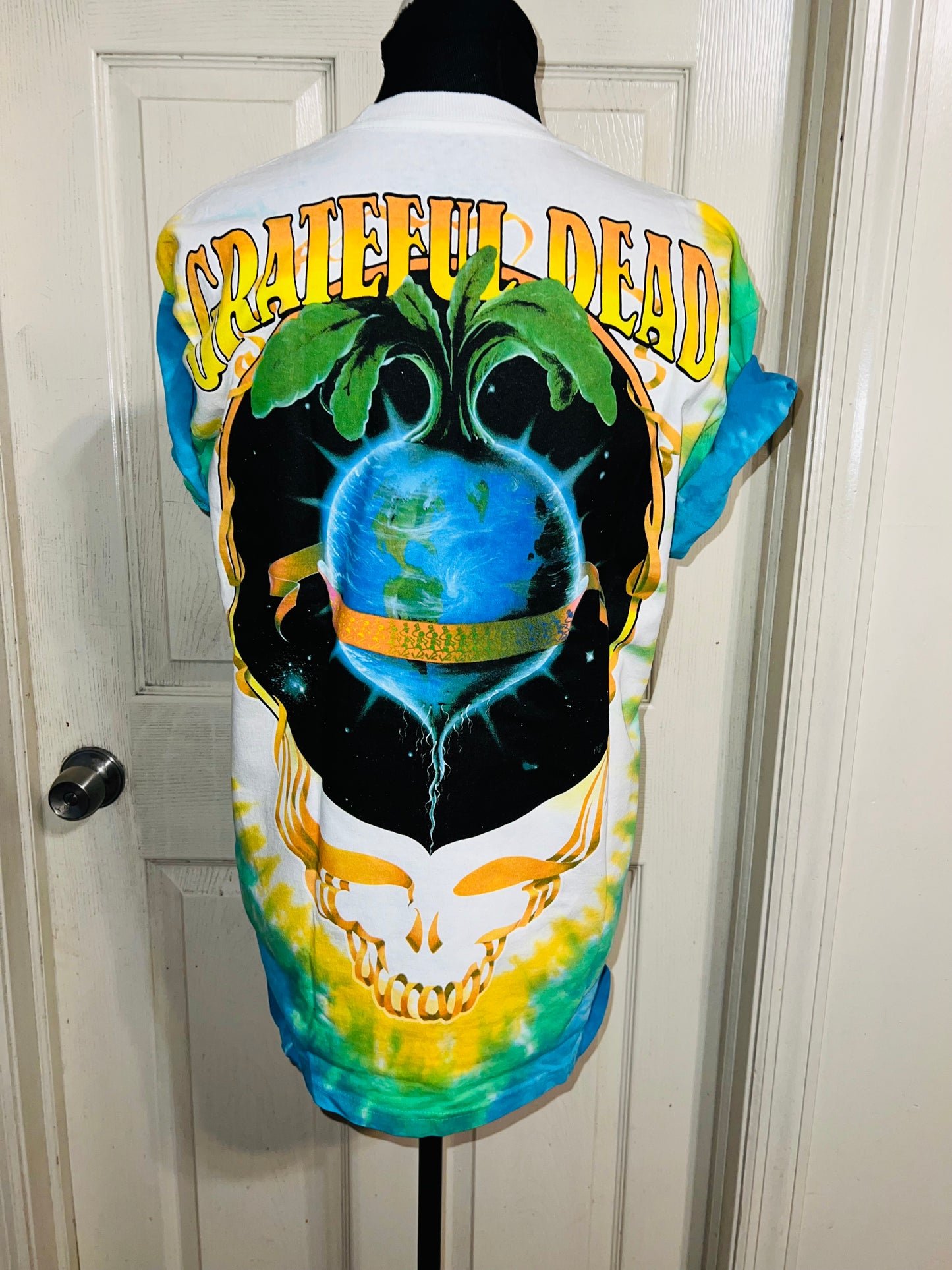 Grateful Dead Keep Green Double Sided Distressed Tee