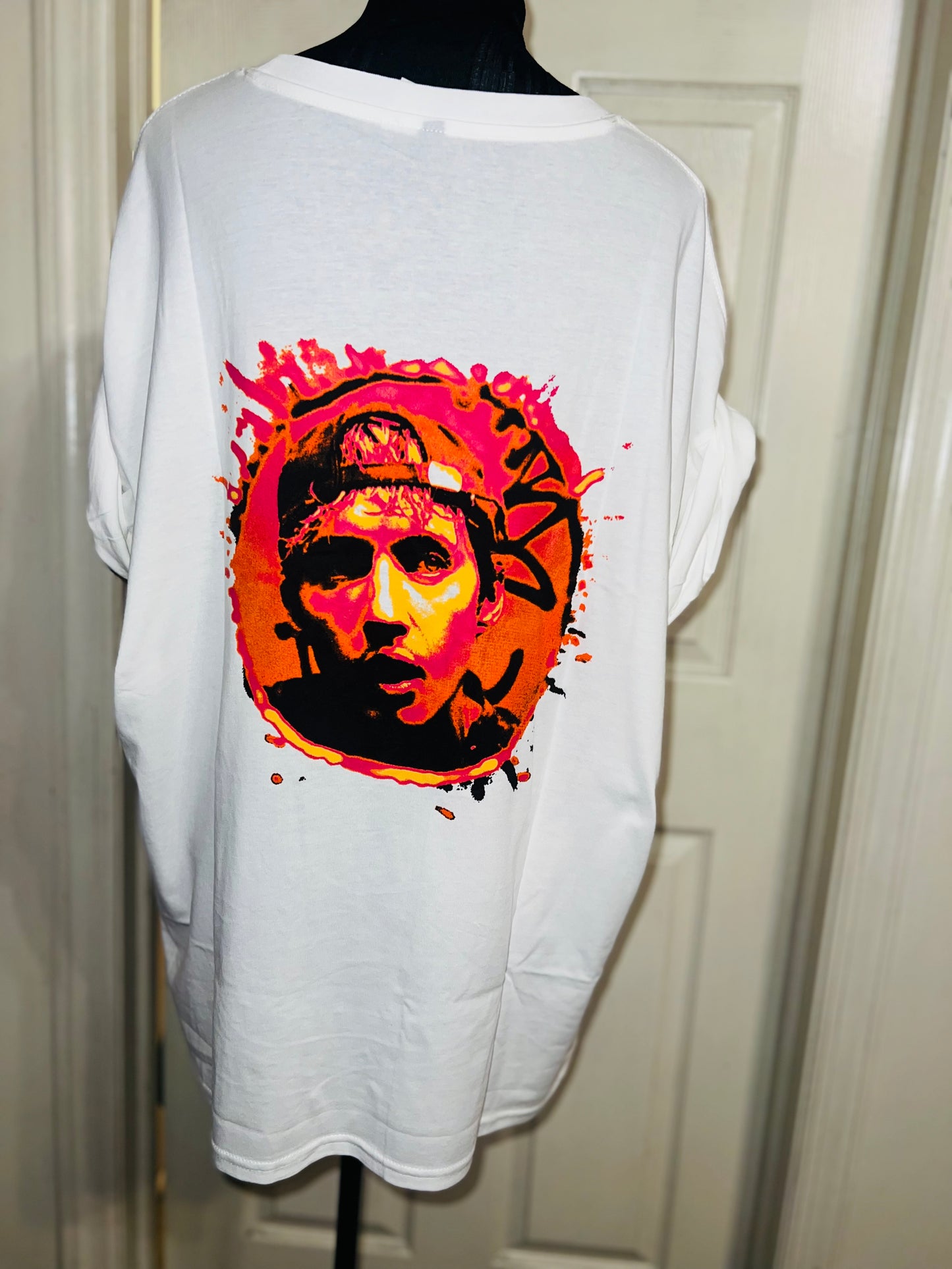 Rush Double Sided Oversized Distressed Tee