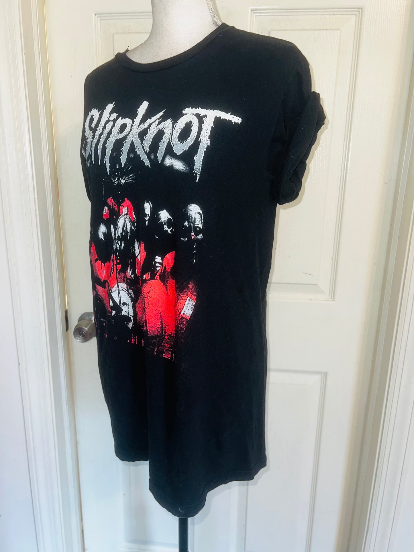 Slipknot Double Sided Oversized Distressed Tee