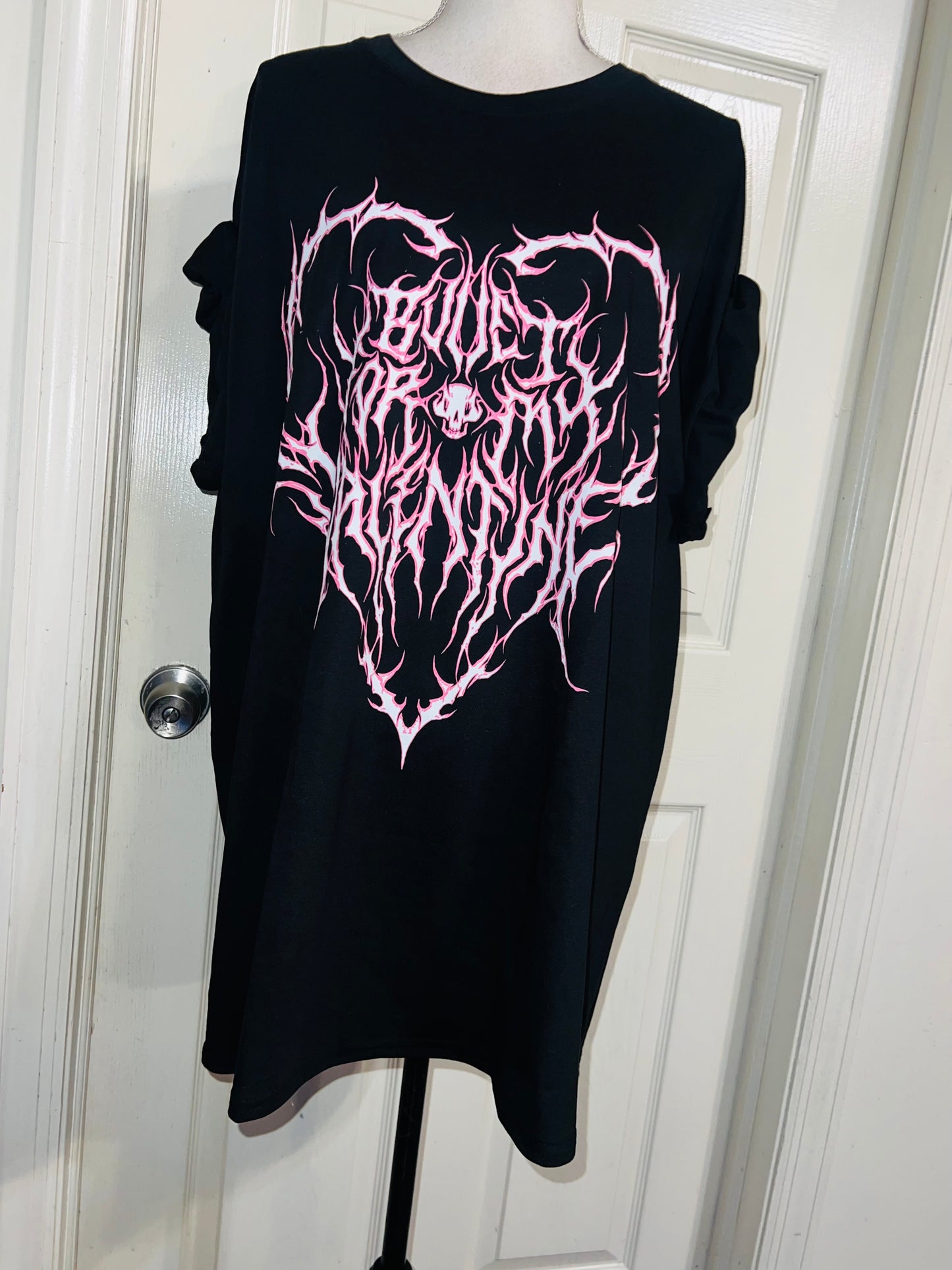 Bullet for my Valentine Oversized Distressed Tee
