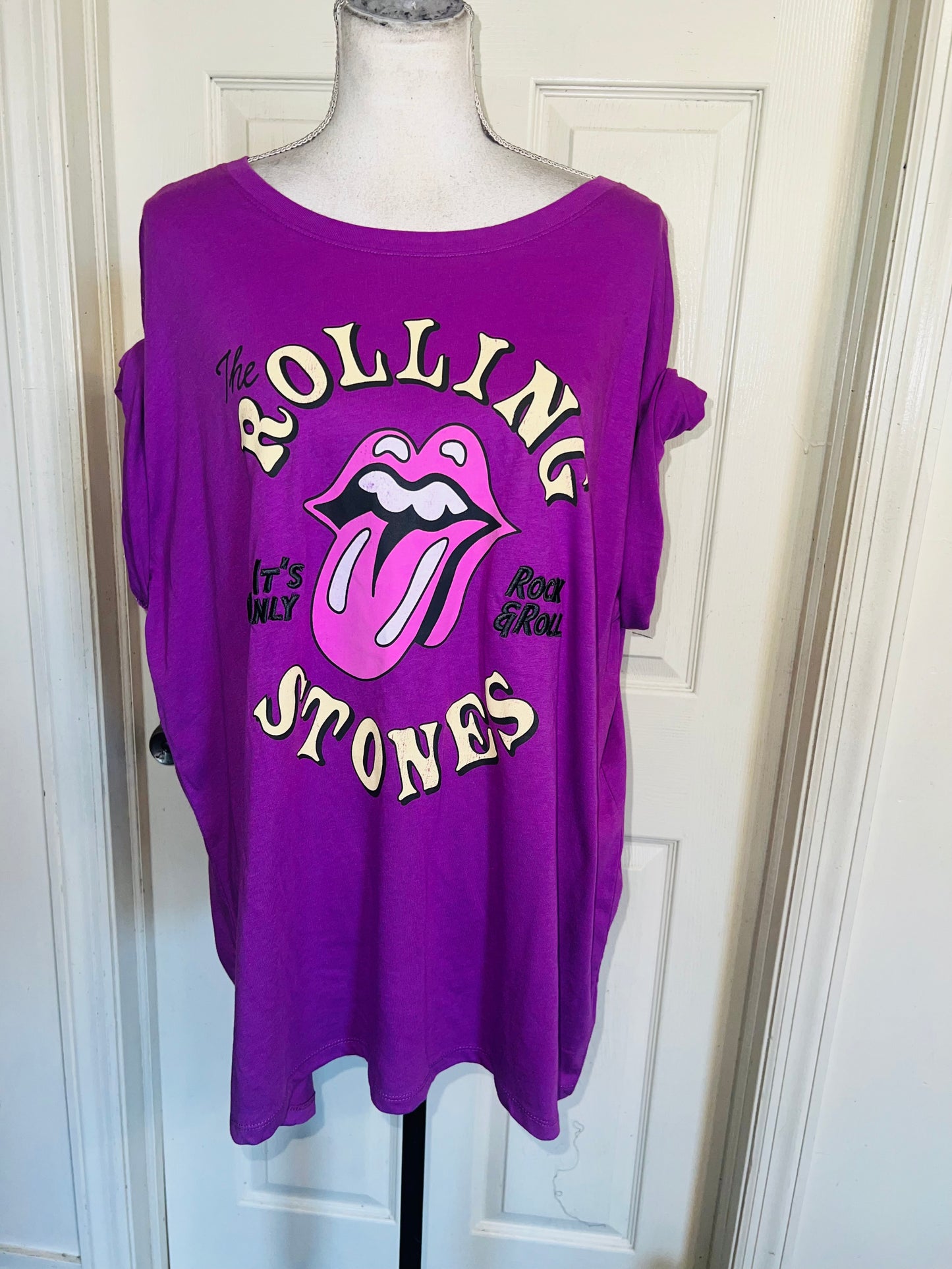 The Rolling Stones Oversized Distressed Tee