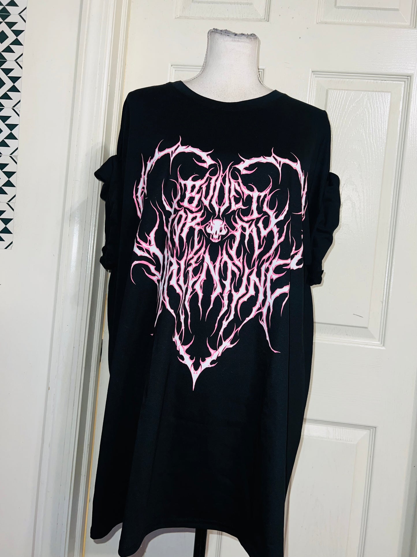 Bullet for my Valentine Oversized Distressed Tee