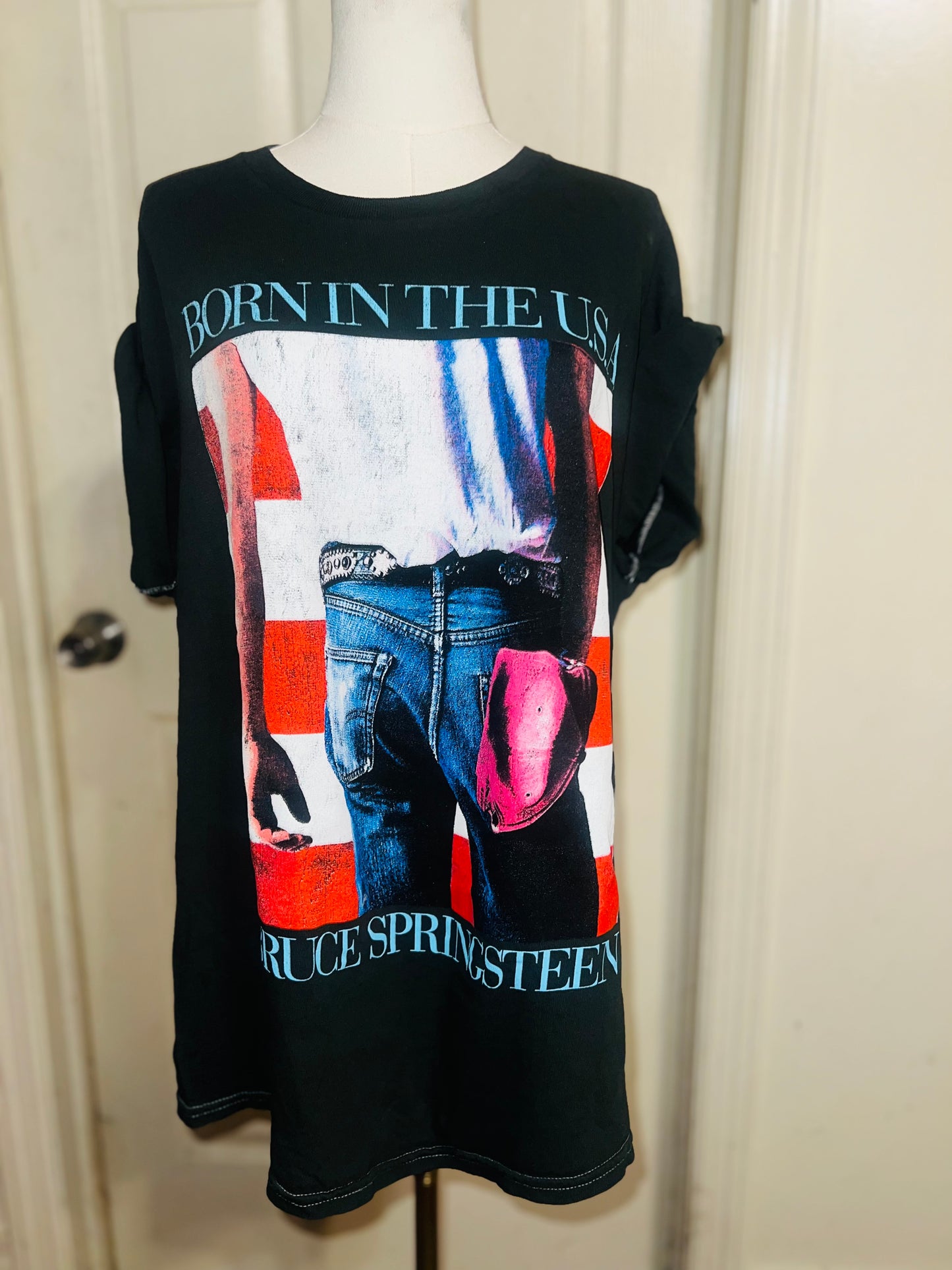 Bruce Springsteen Oversized Distressed Tee