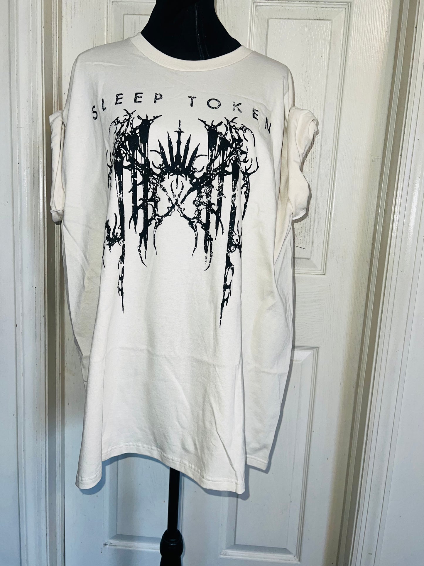 Sleep Token Oversized Distressed Tee
