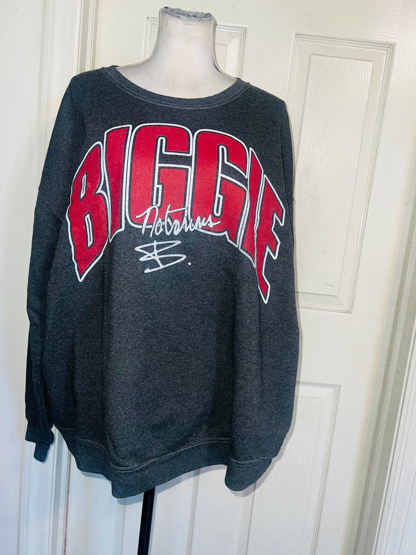 Biggie Smalls Double Sided Oversized Distressed Tee