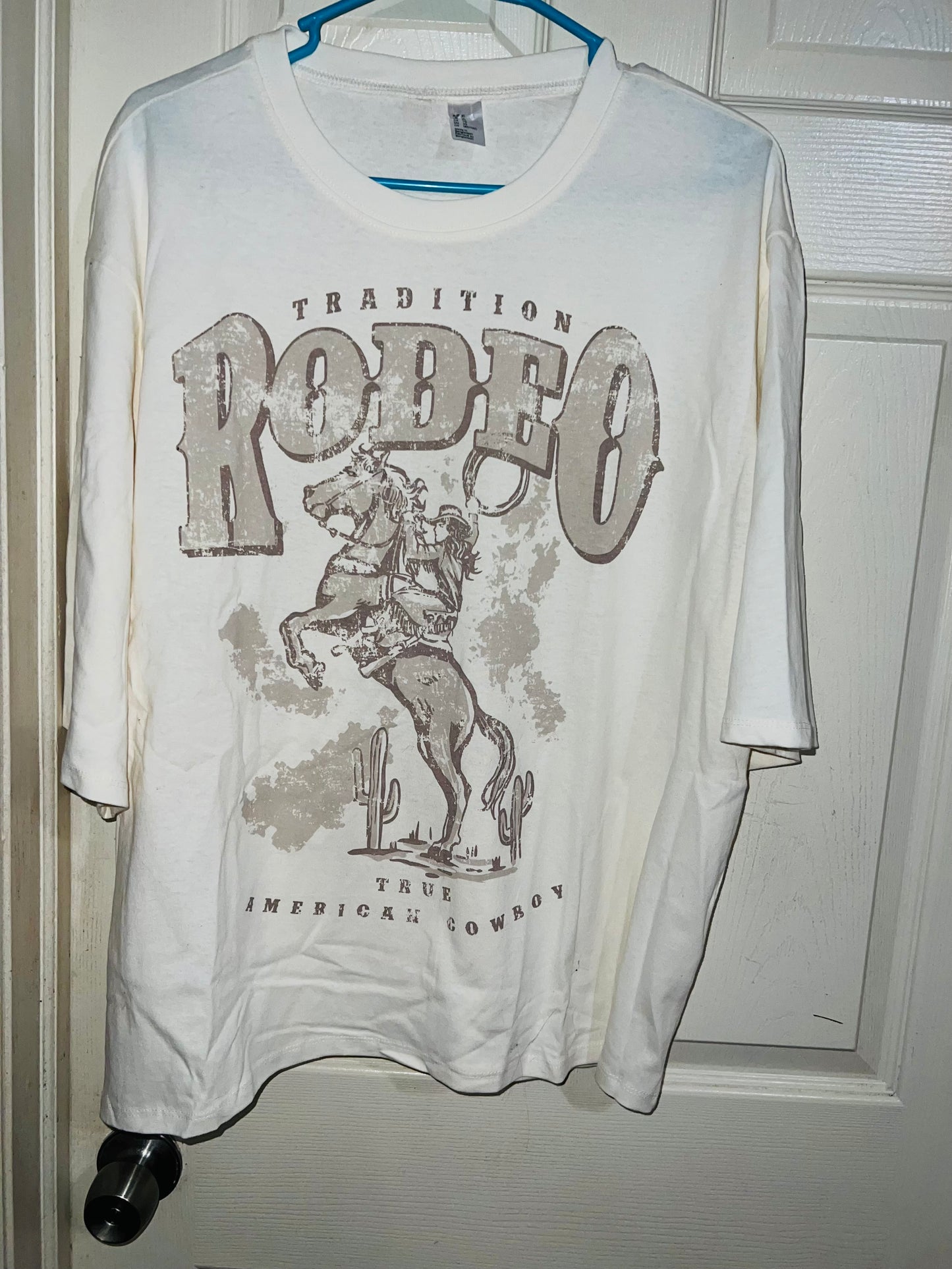 Rodeo Oversized Distressed Tee