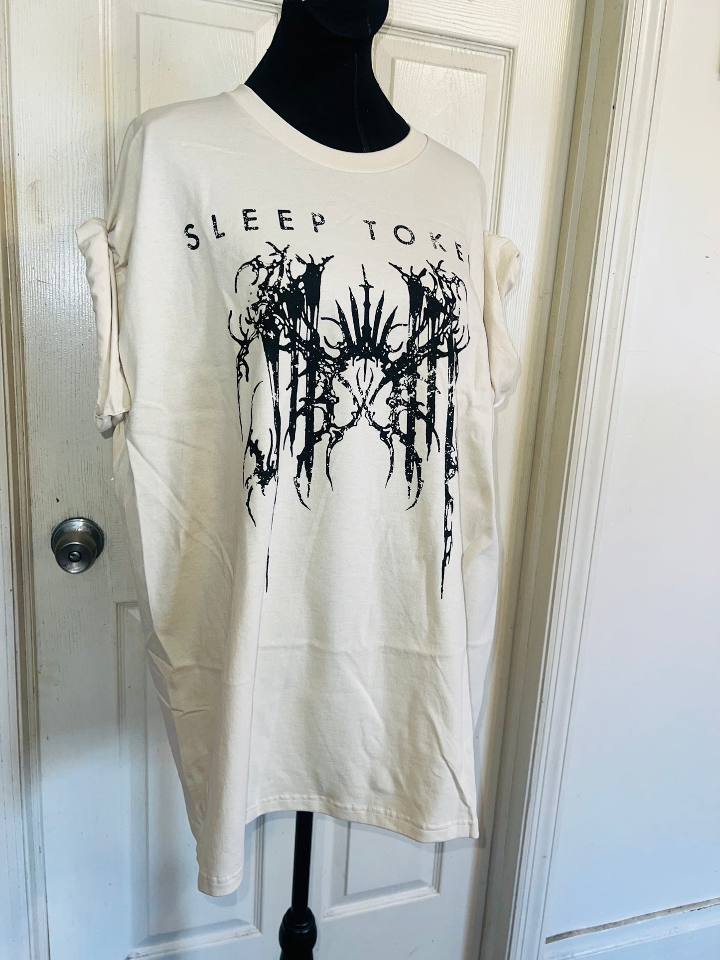 Sleep Token Oversized Distressed Tee