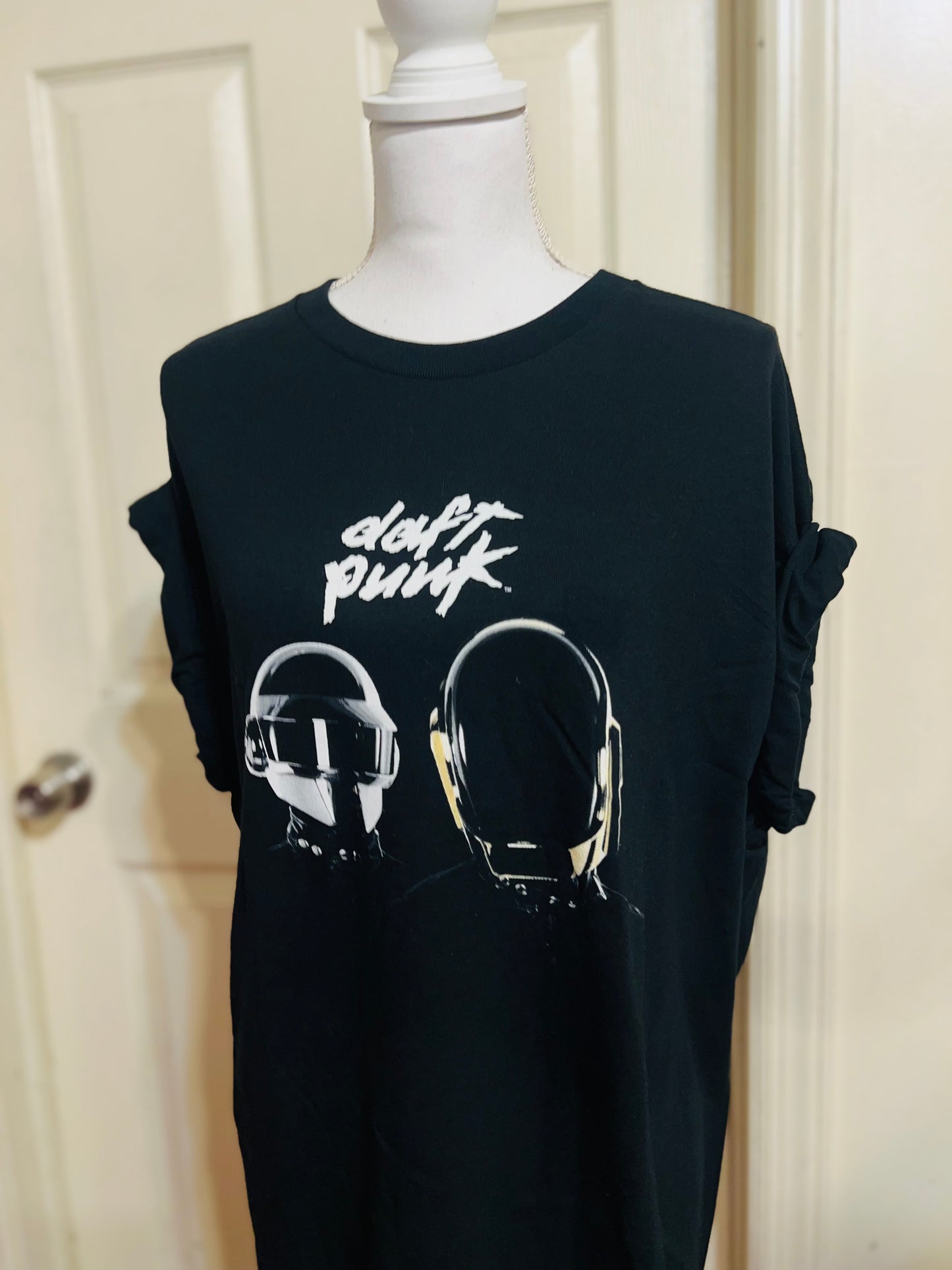 Daft Punk Oversized Distressed Tee