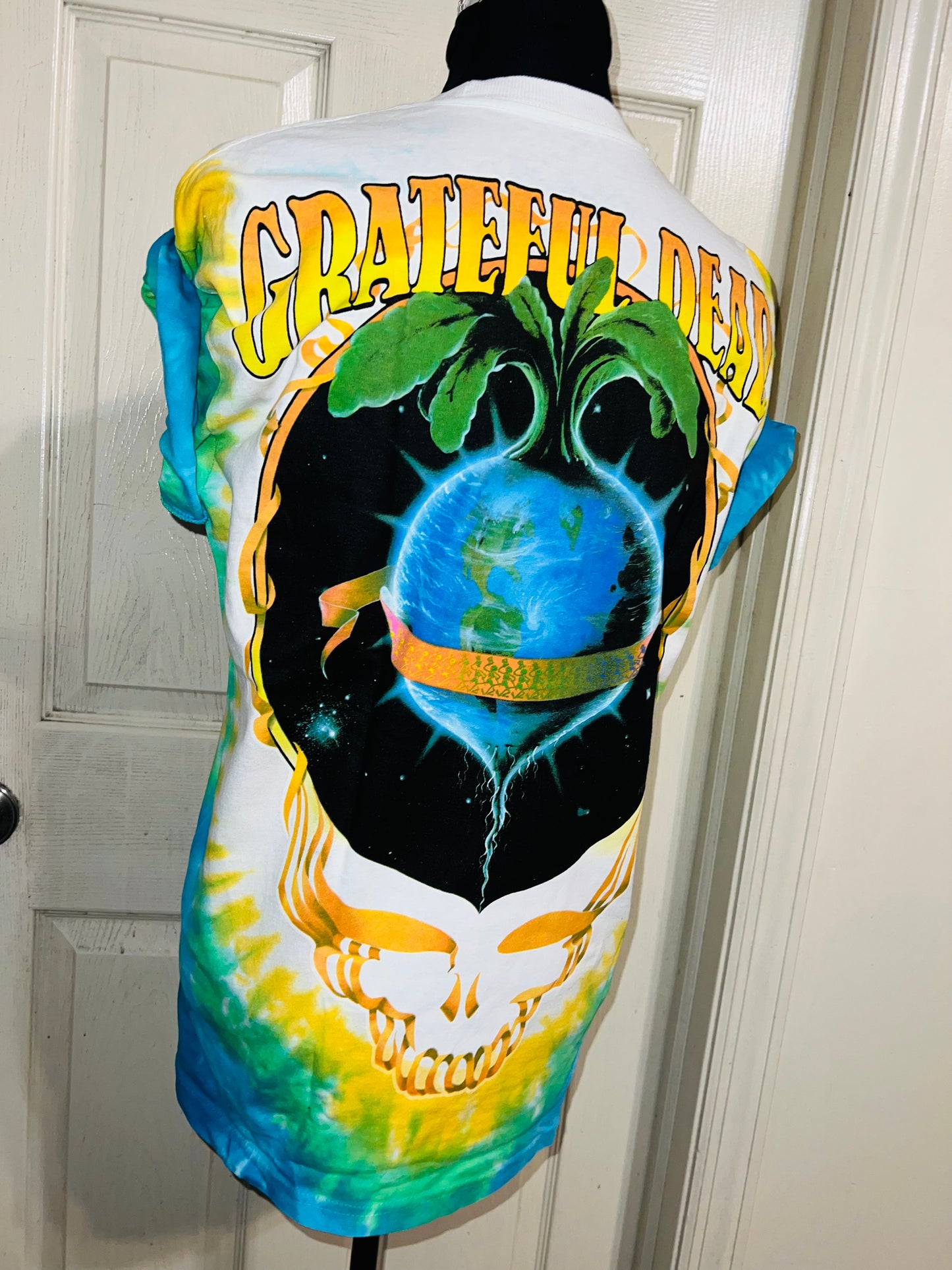 Grateful Dead Keep Green Double Sided Distressed Tee