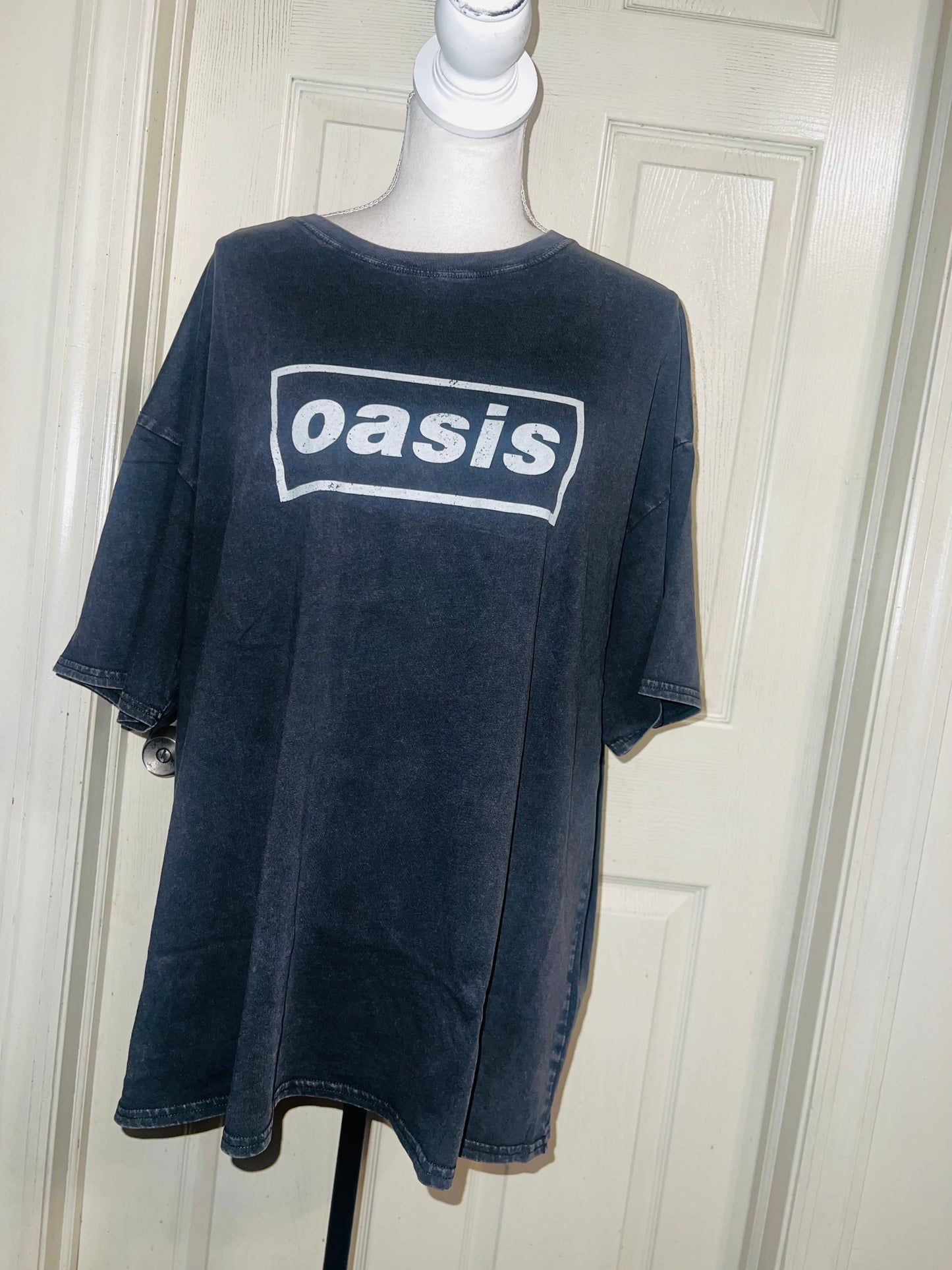 Oasis Double Sided Oversized Distressed Tee