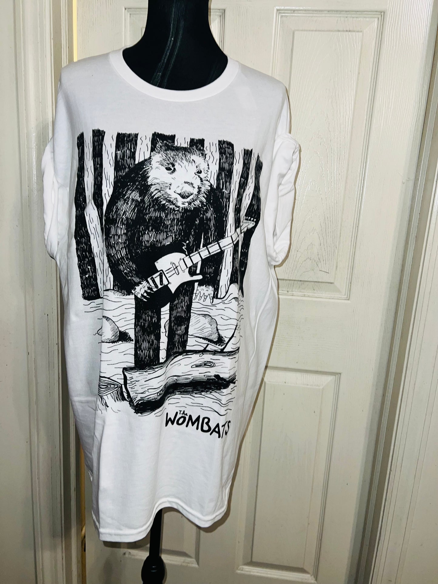 The Wombats Oversized Distressed Tee