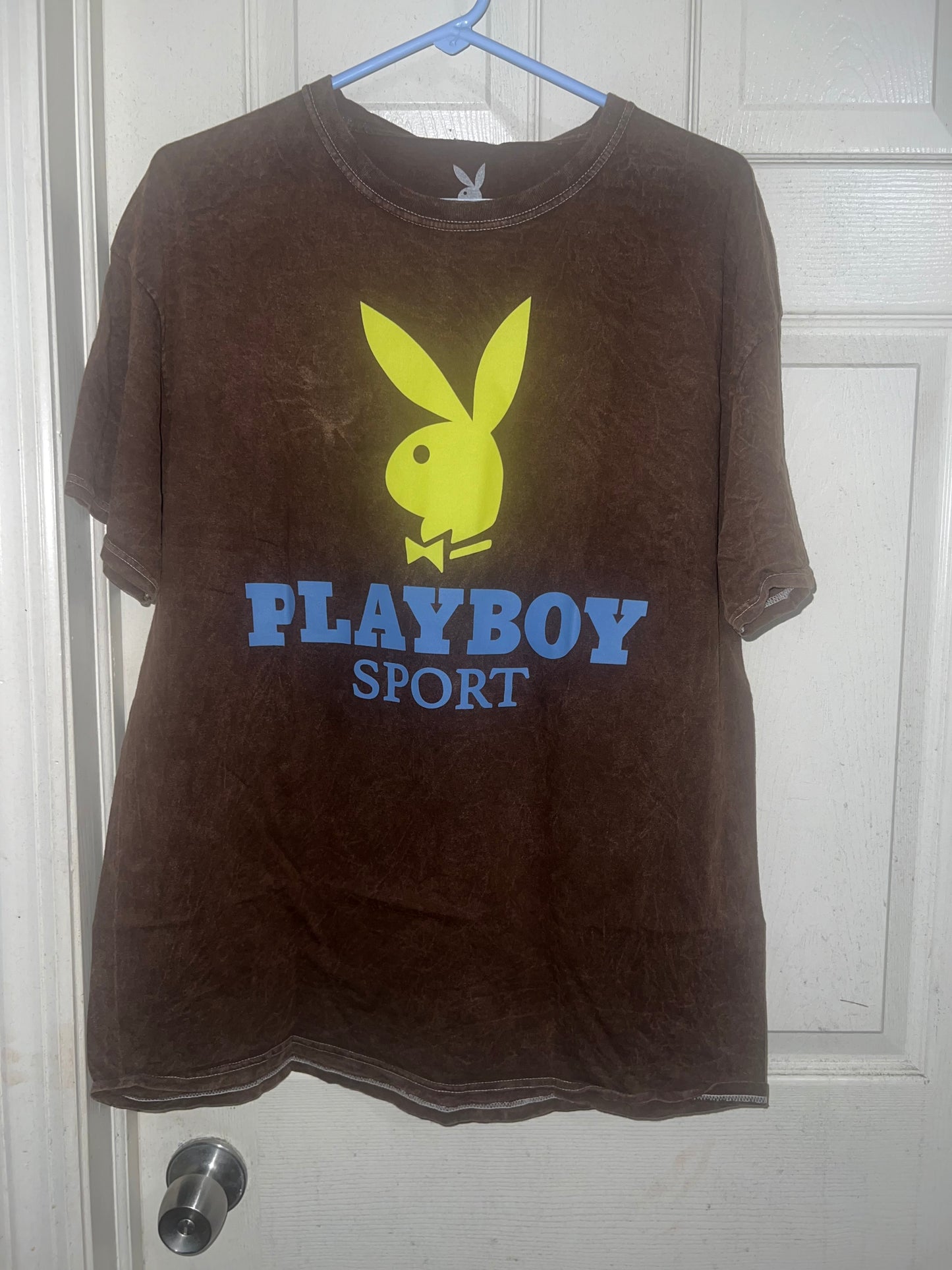 Playboy Sport Oversized Distressed Tee