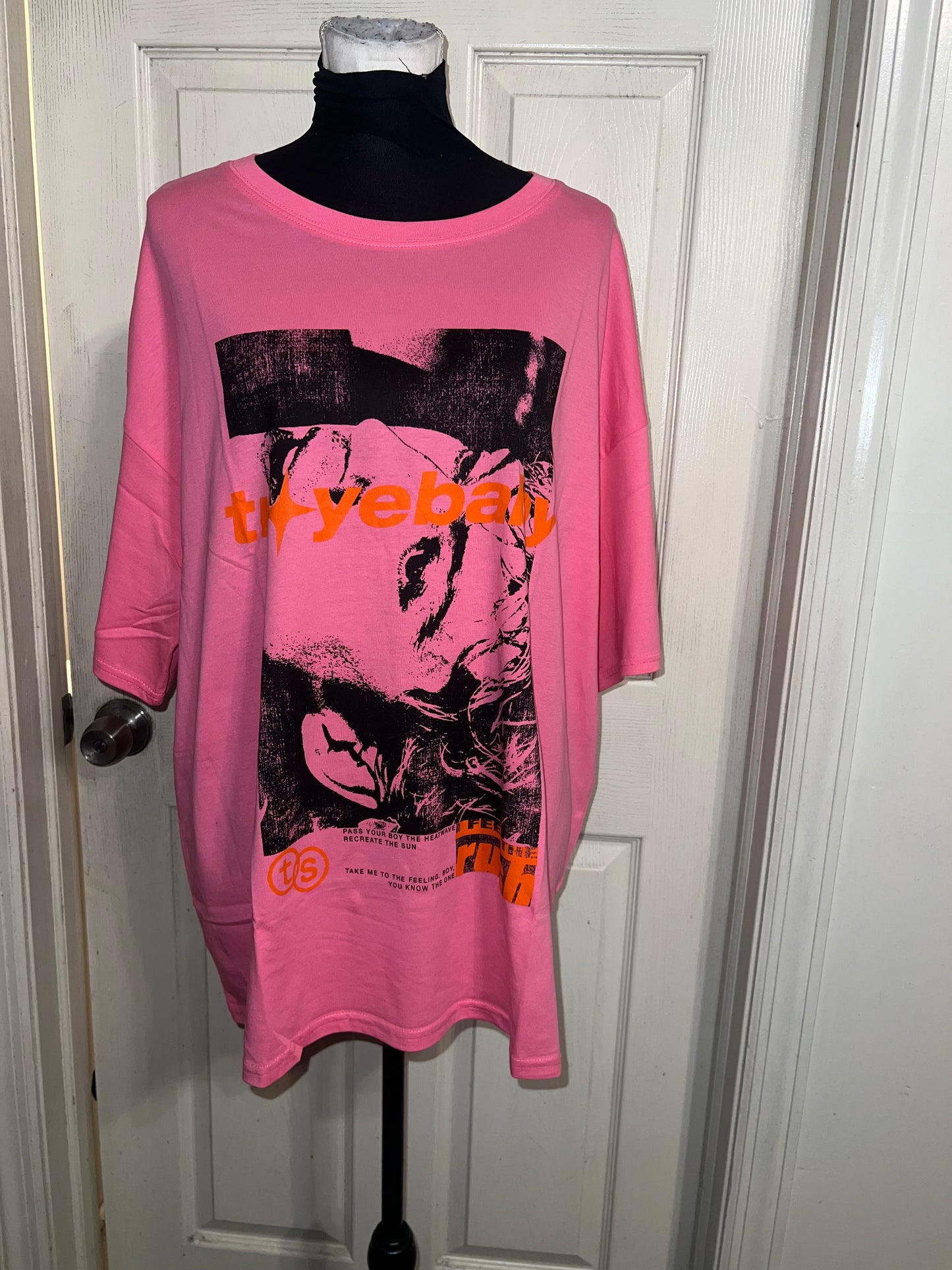 Troye Sivan Oversized Distressed Tee