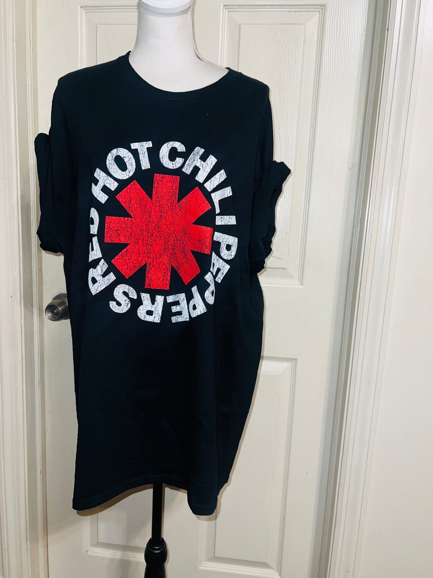 Red Hot Chili Peppers Oversized Distressed Tee