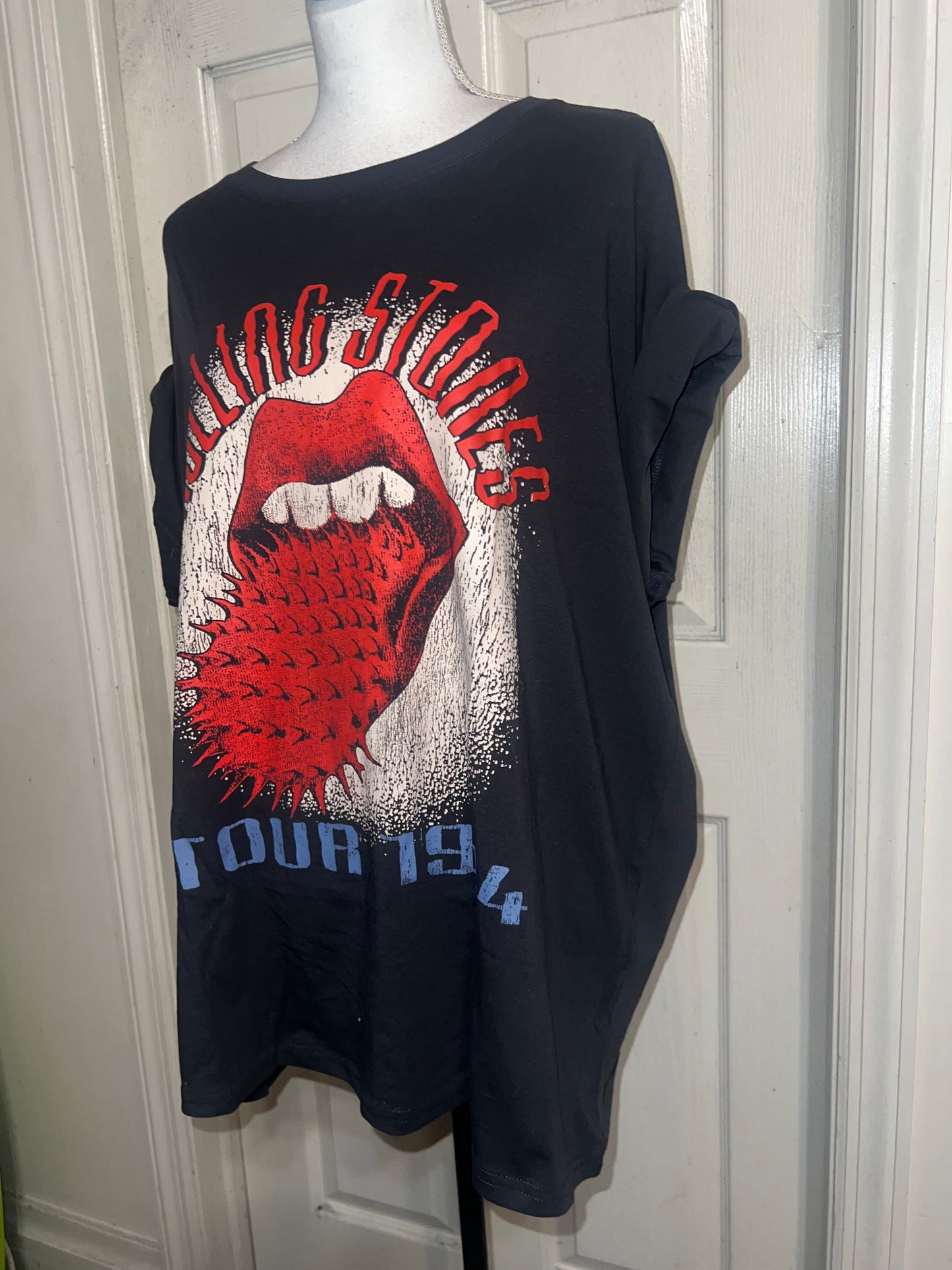 Rolling Stones Oversized Distressed Tee