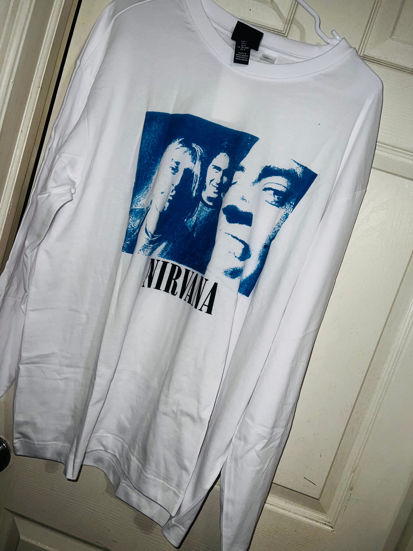 Nirvana Long Sleeve Oversized Shirt