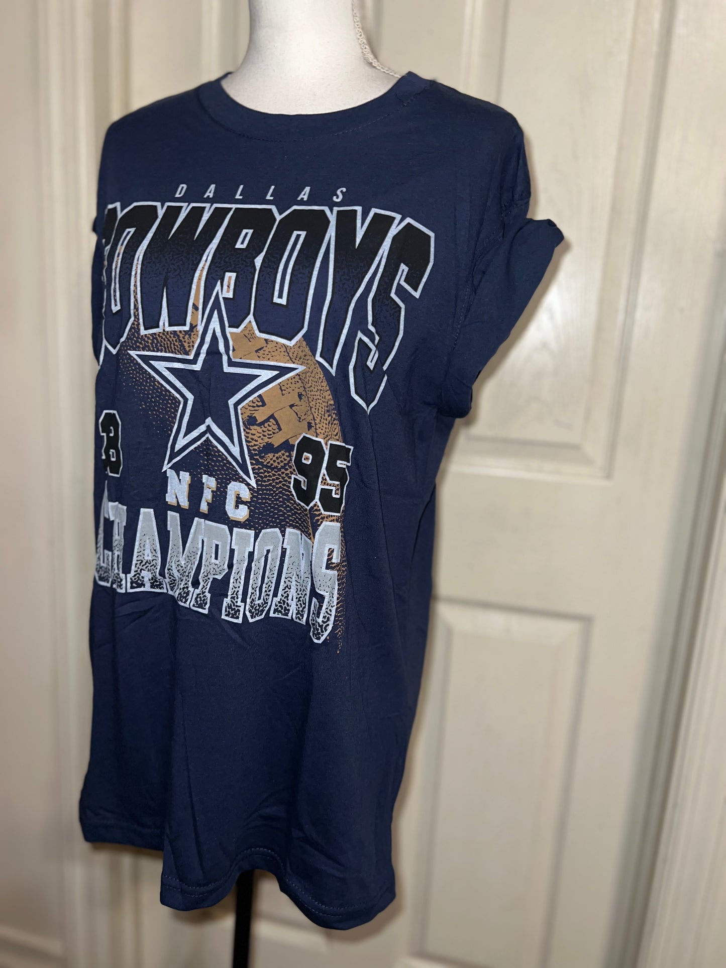 Dallas Cowboys Oversized Distressed Tee