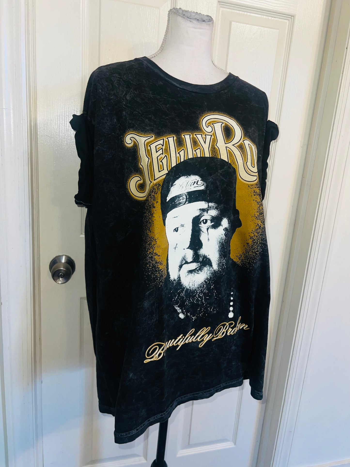 Jelly Roll Oversized Distressed Tee