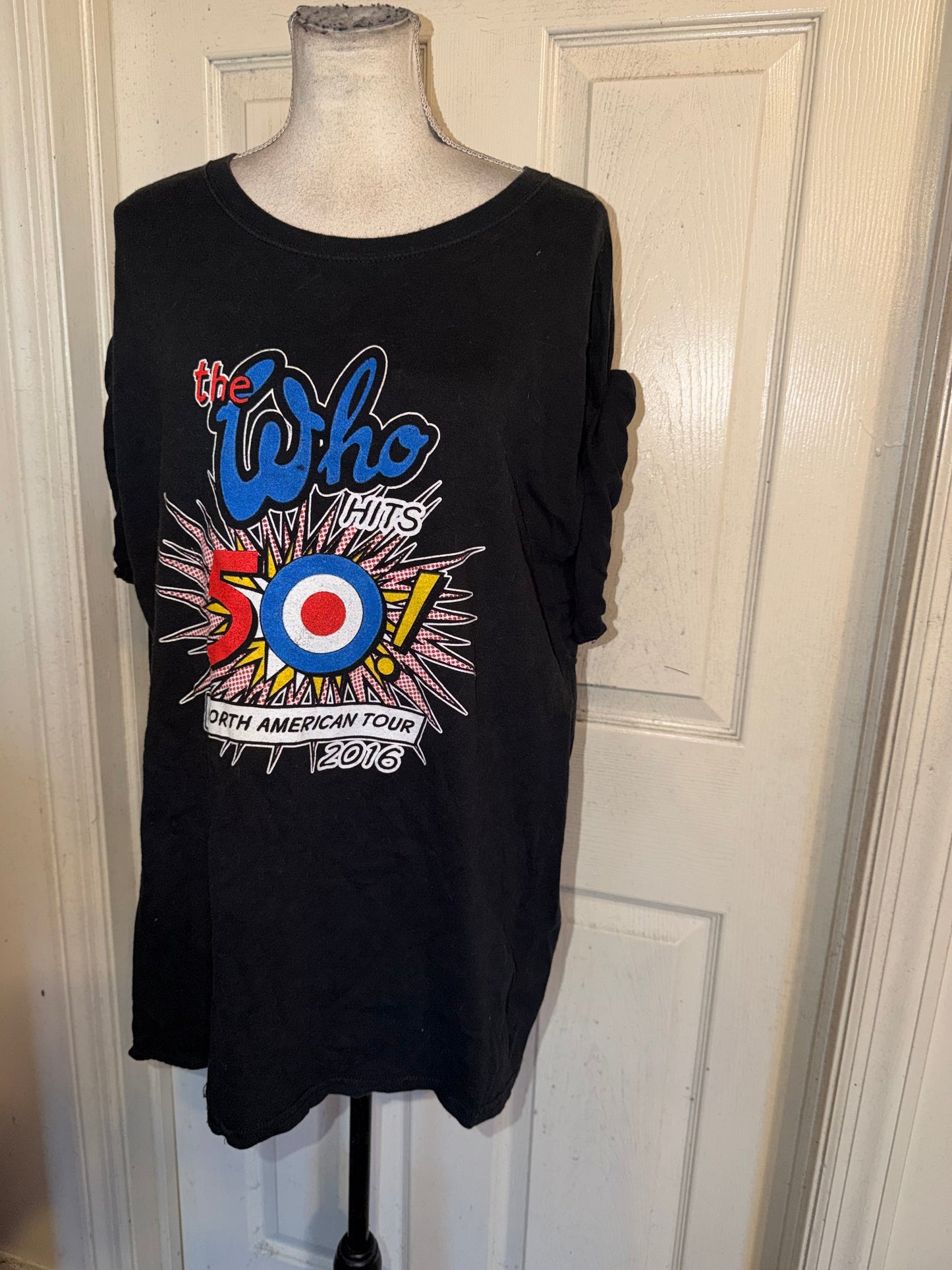 The Who Oversized Distressed Tee