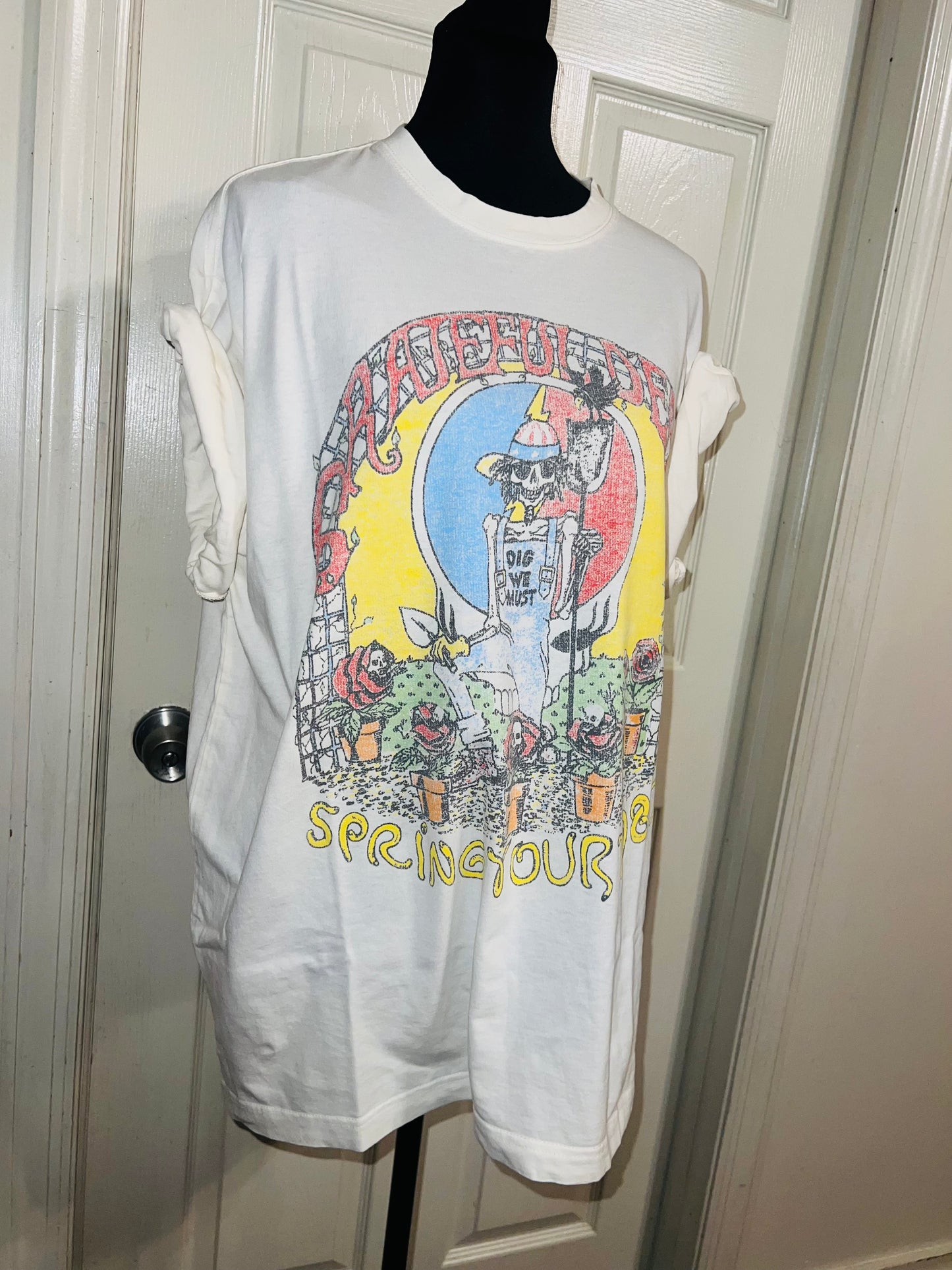 Grateful Dead Oversized Distressed Tee