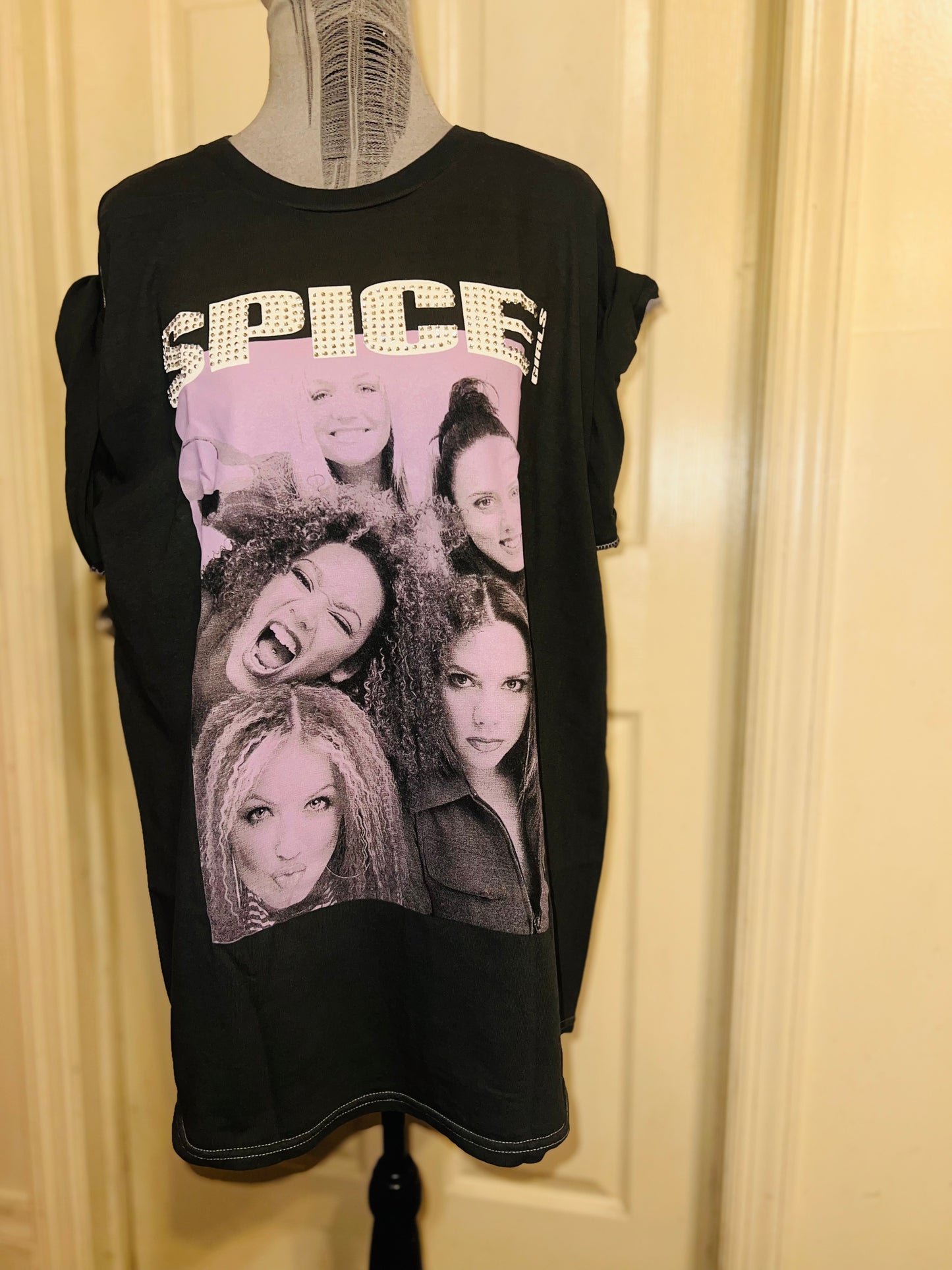 The Spice Girls Oversized Distressed Tee