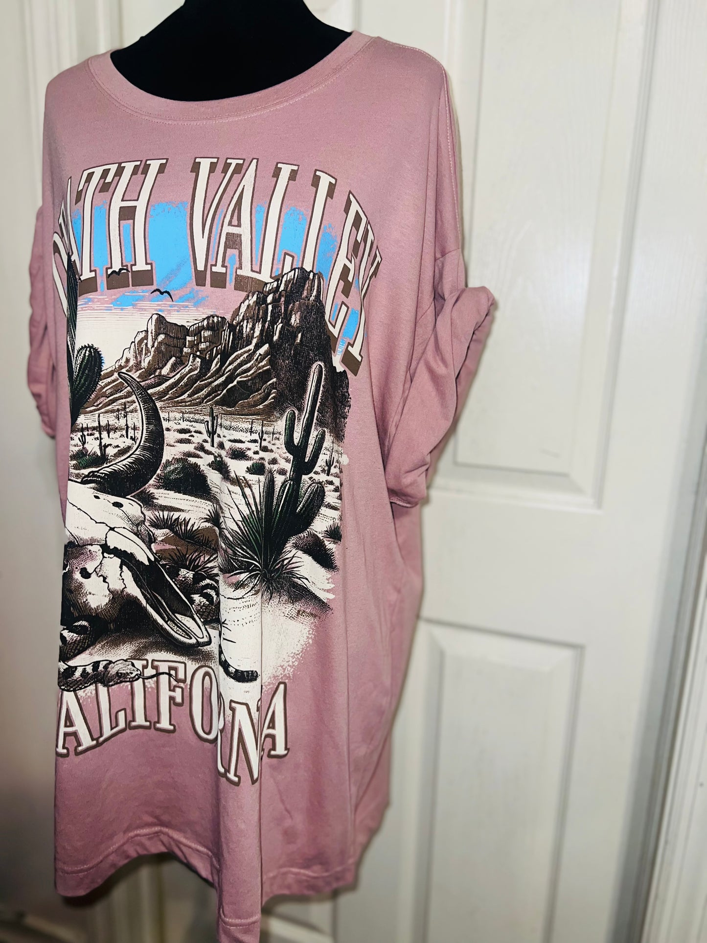 Death Valley California Oversized Distressed Tee