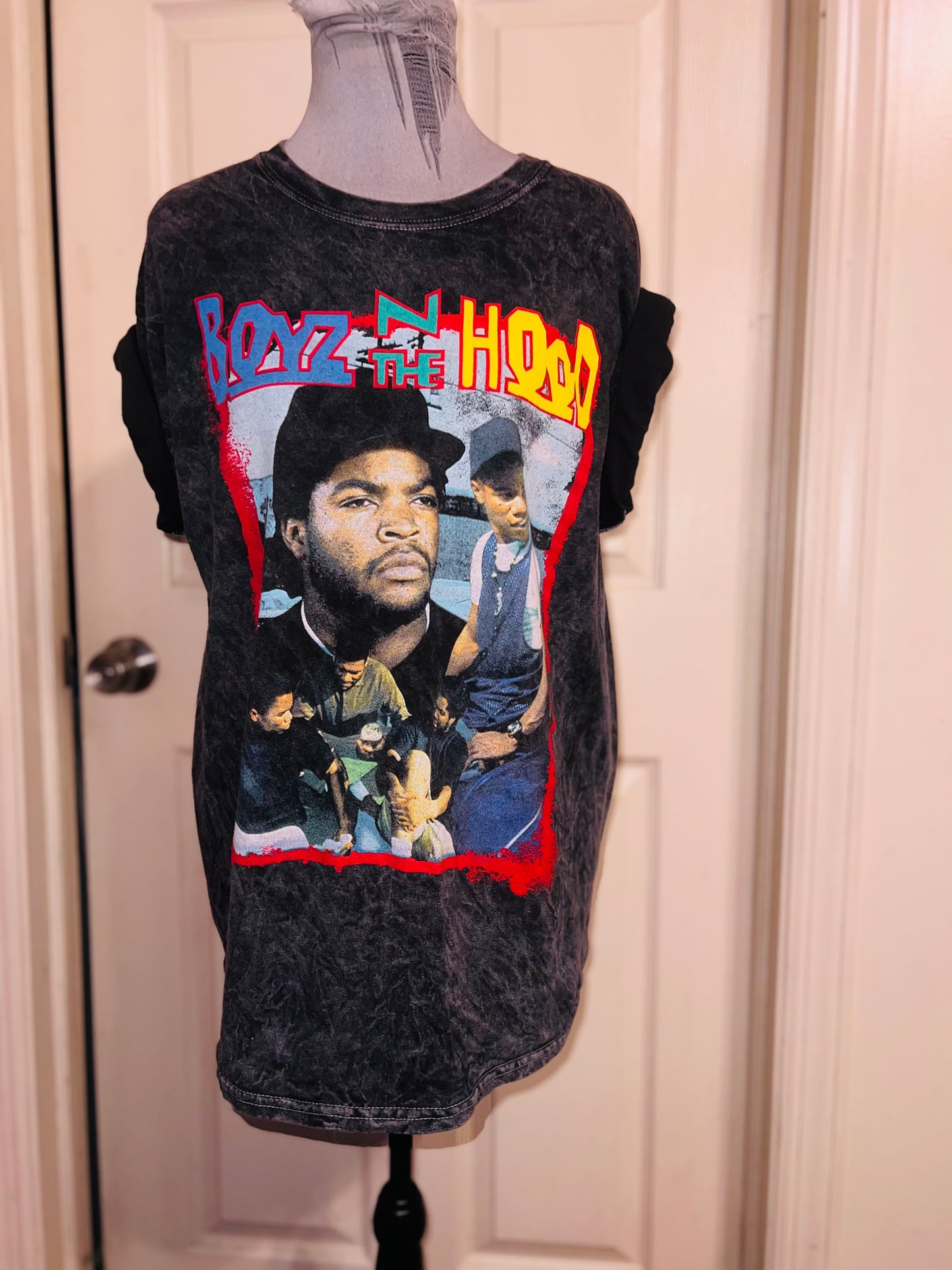 Boyz in the Hood Oversized Distressed Tee