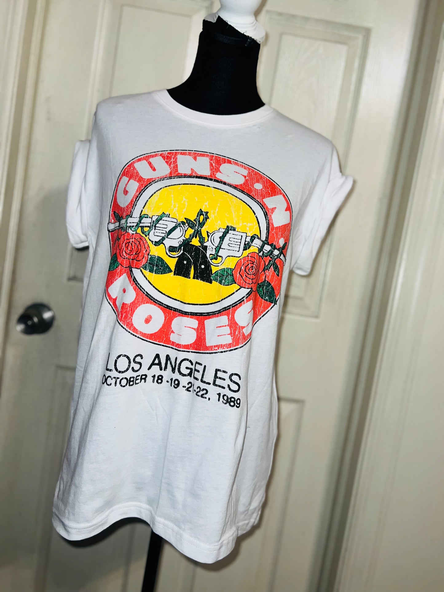 Guns n Roses Oversized Distressed Tee