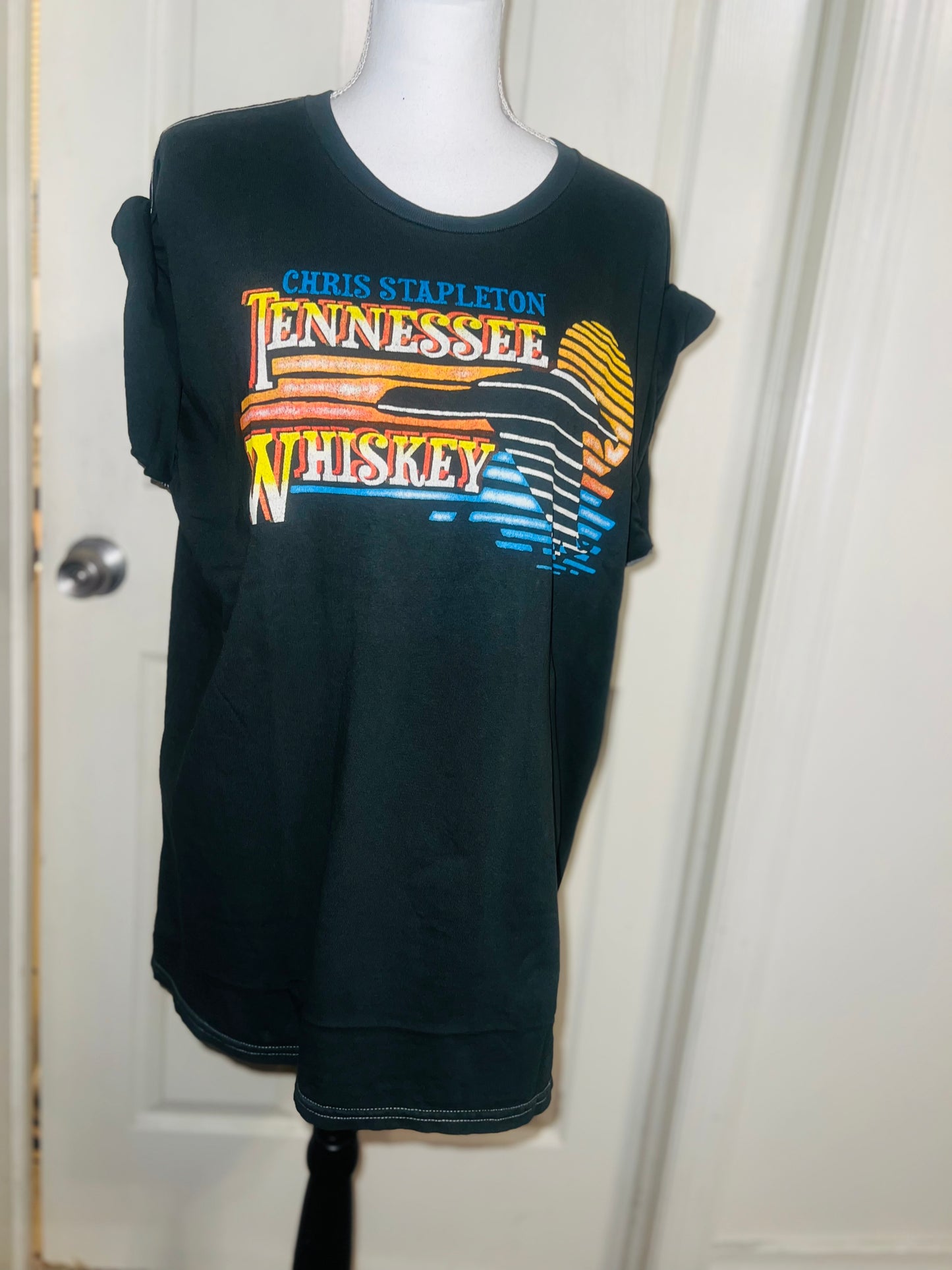 Chris Stapleton Oversized Distressed Tee