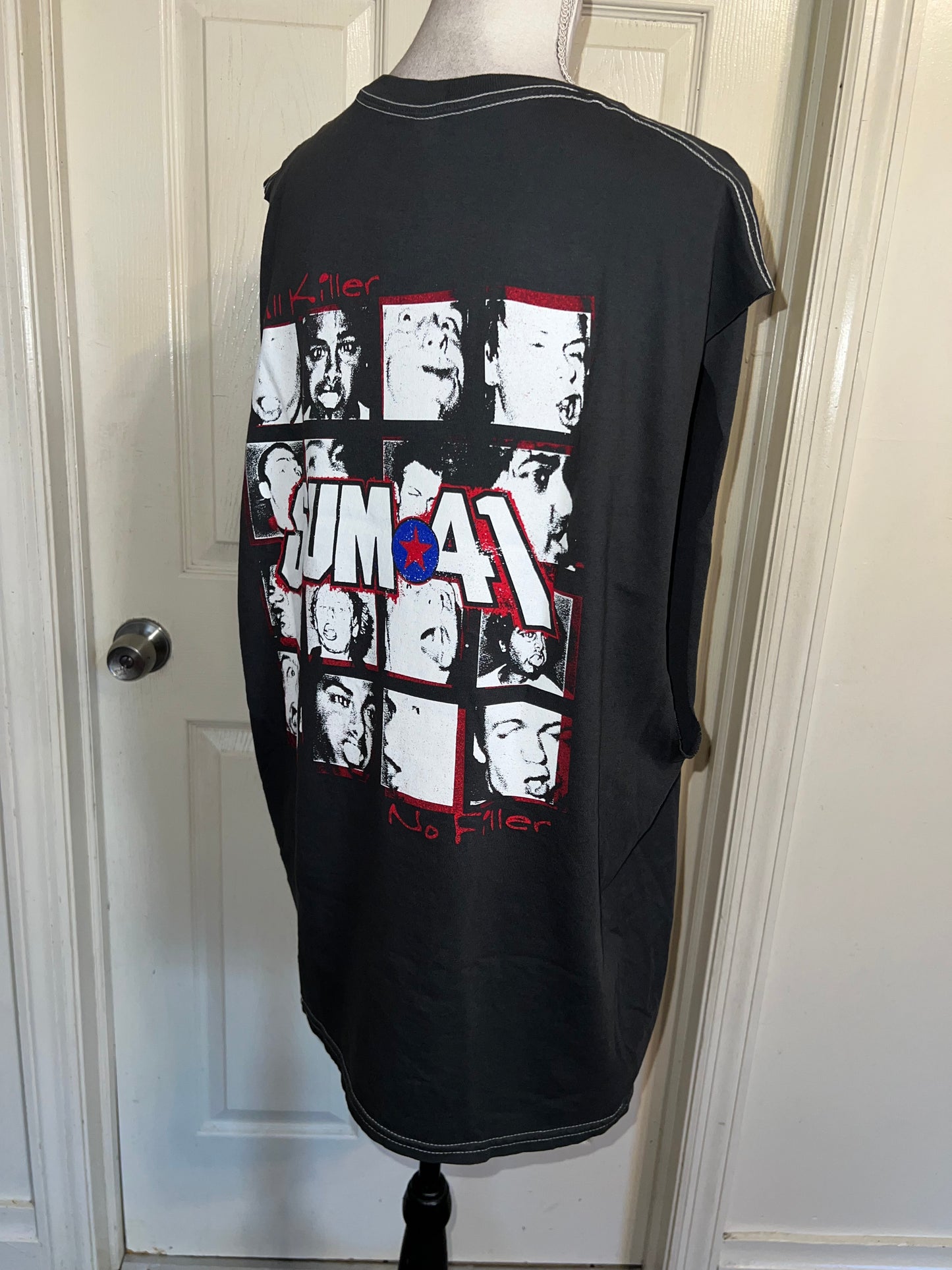 Sum 41 Double Sided Oversized Distressed Tank