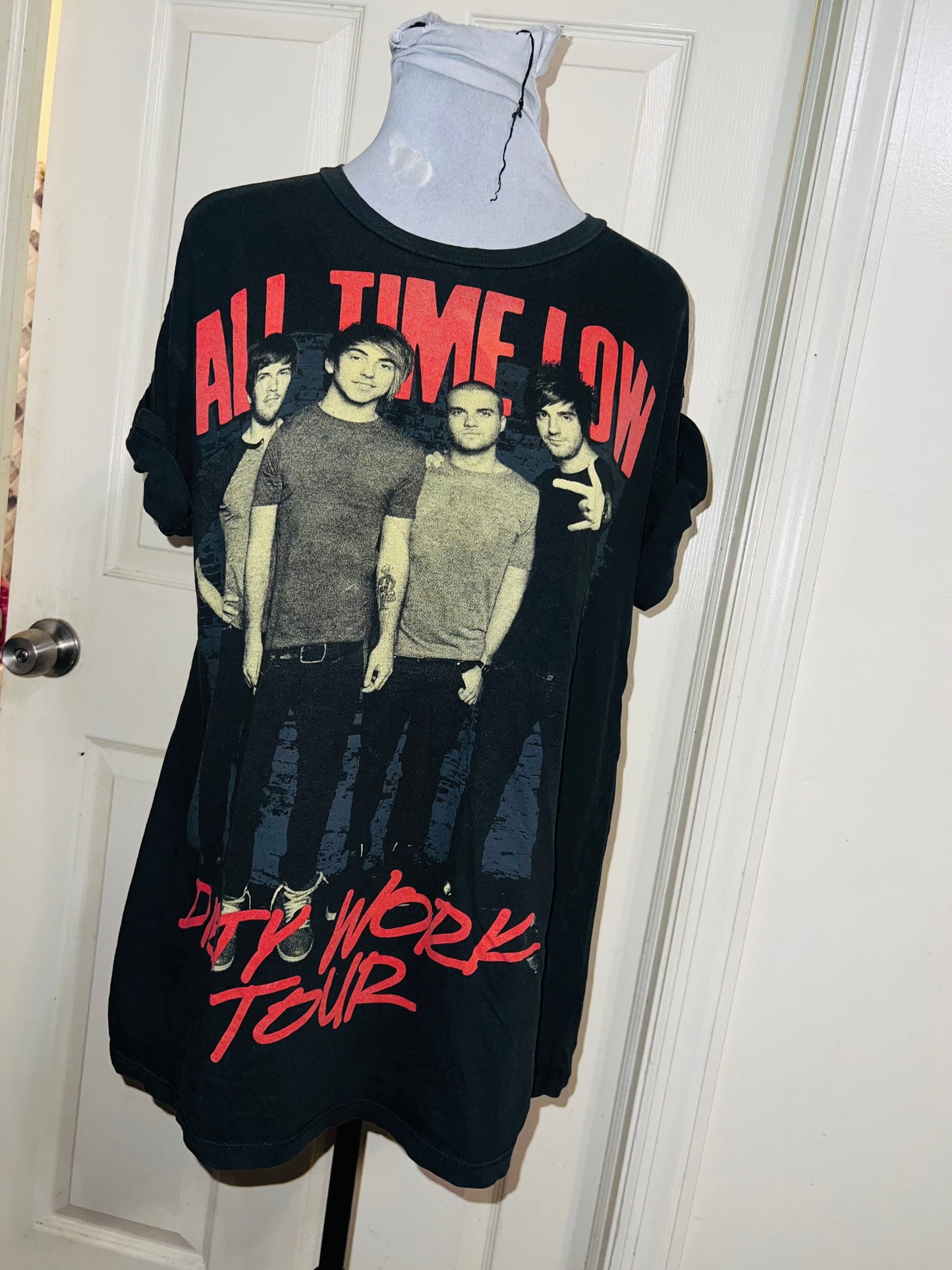 All Time Low Vintage Oversized Double Sided Tee