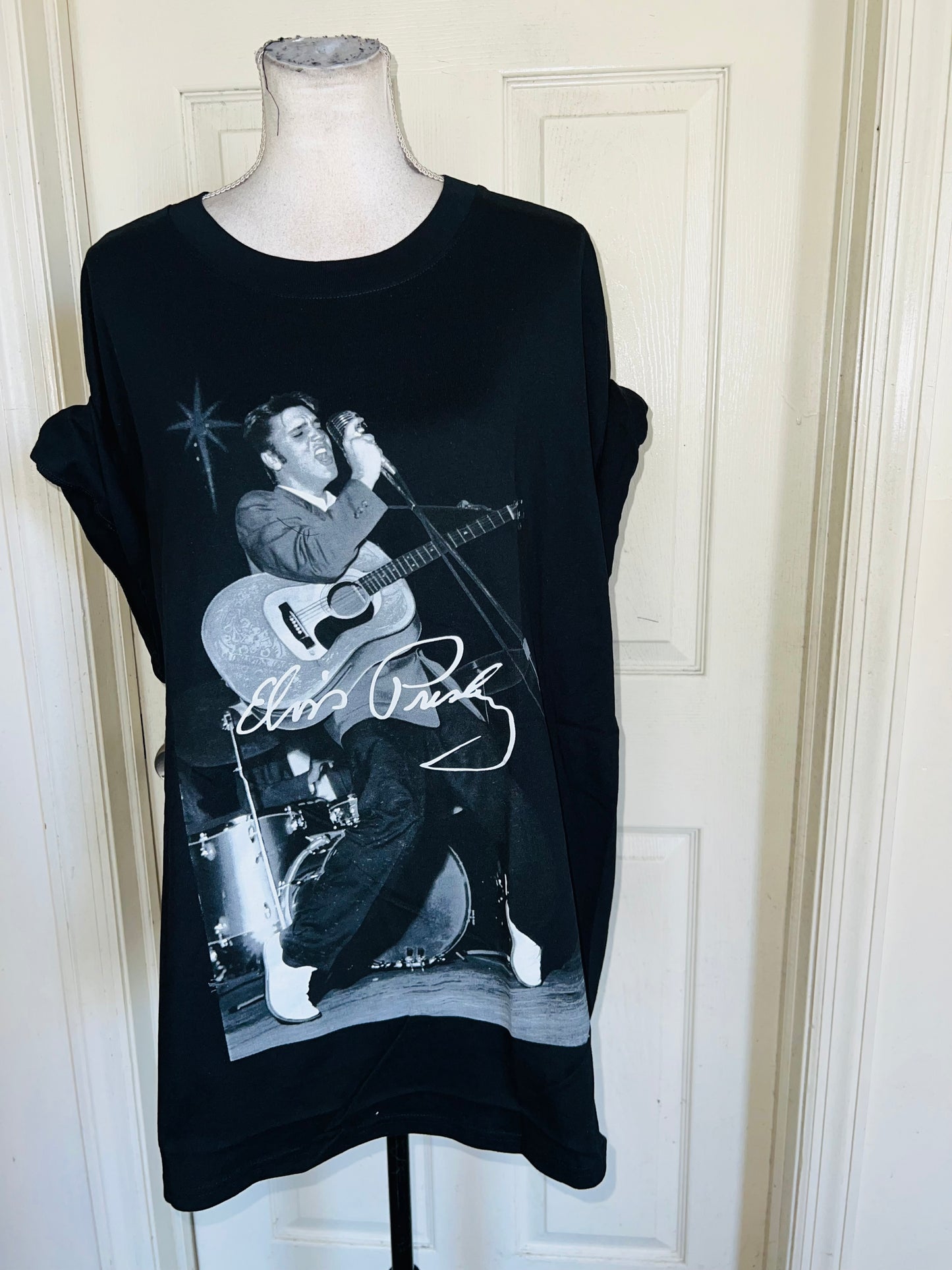 Elvis Presley Oversized Distressed Tee