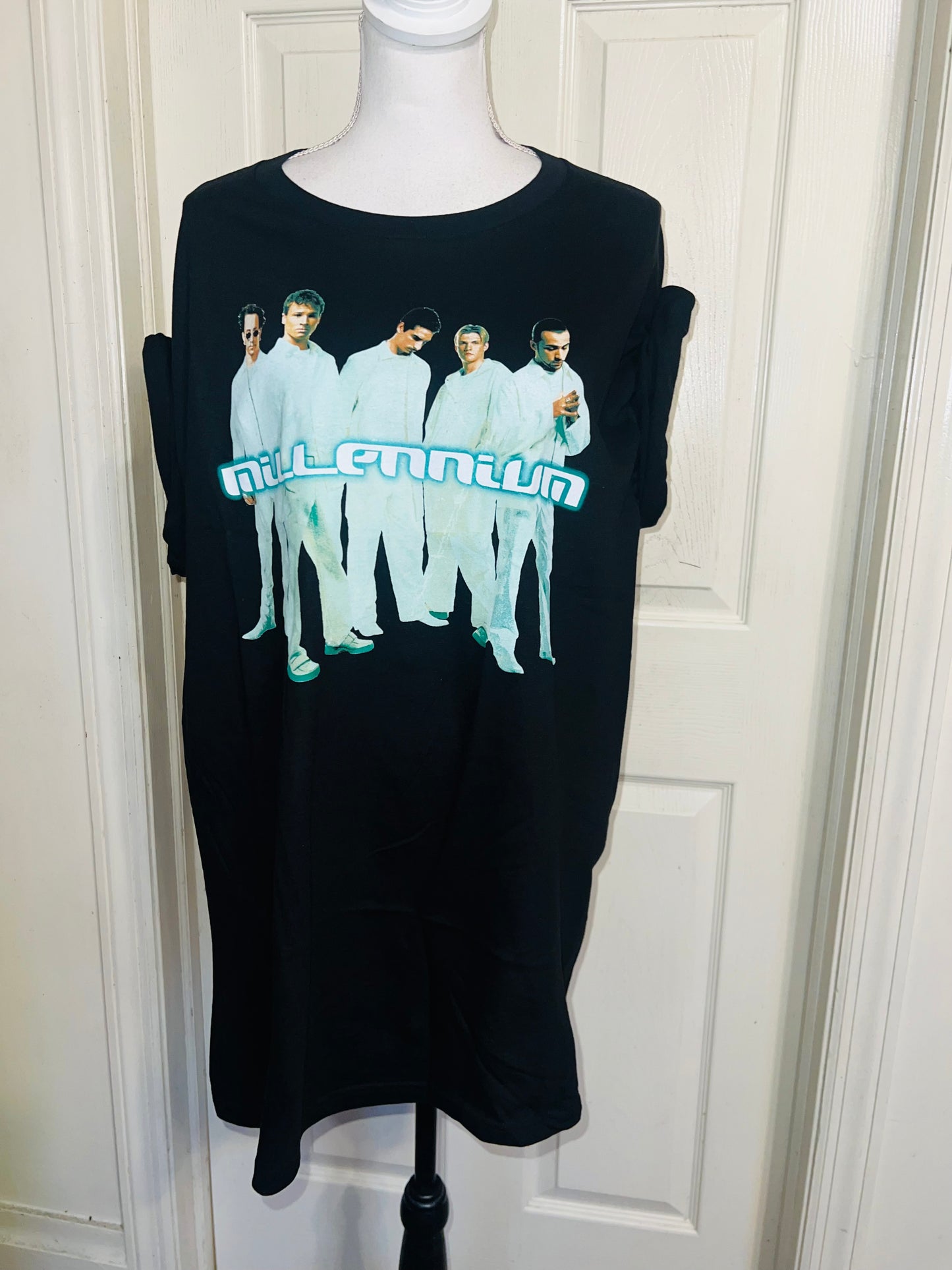 Backstreet Boys Oversized Distressed Tee
