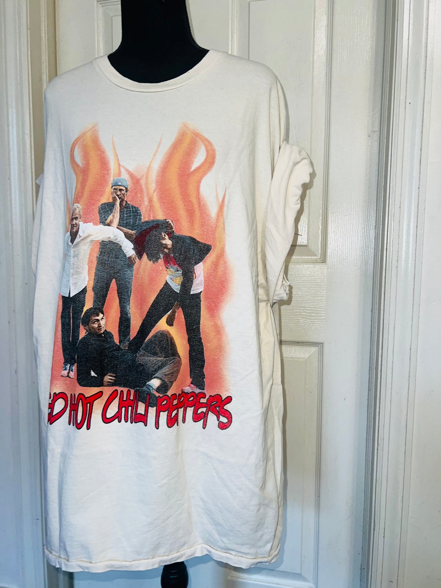 Red Hot Chili Peppers Oversized Distressed Tee