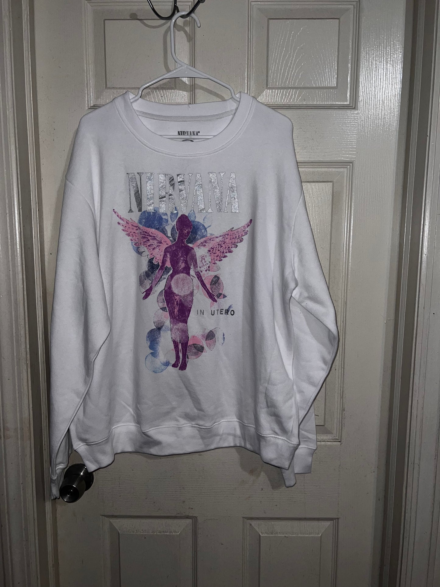 Nirvana Oversized Distressed Tee