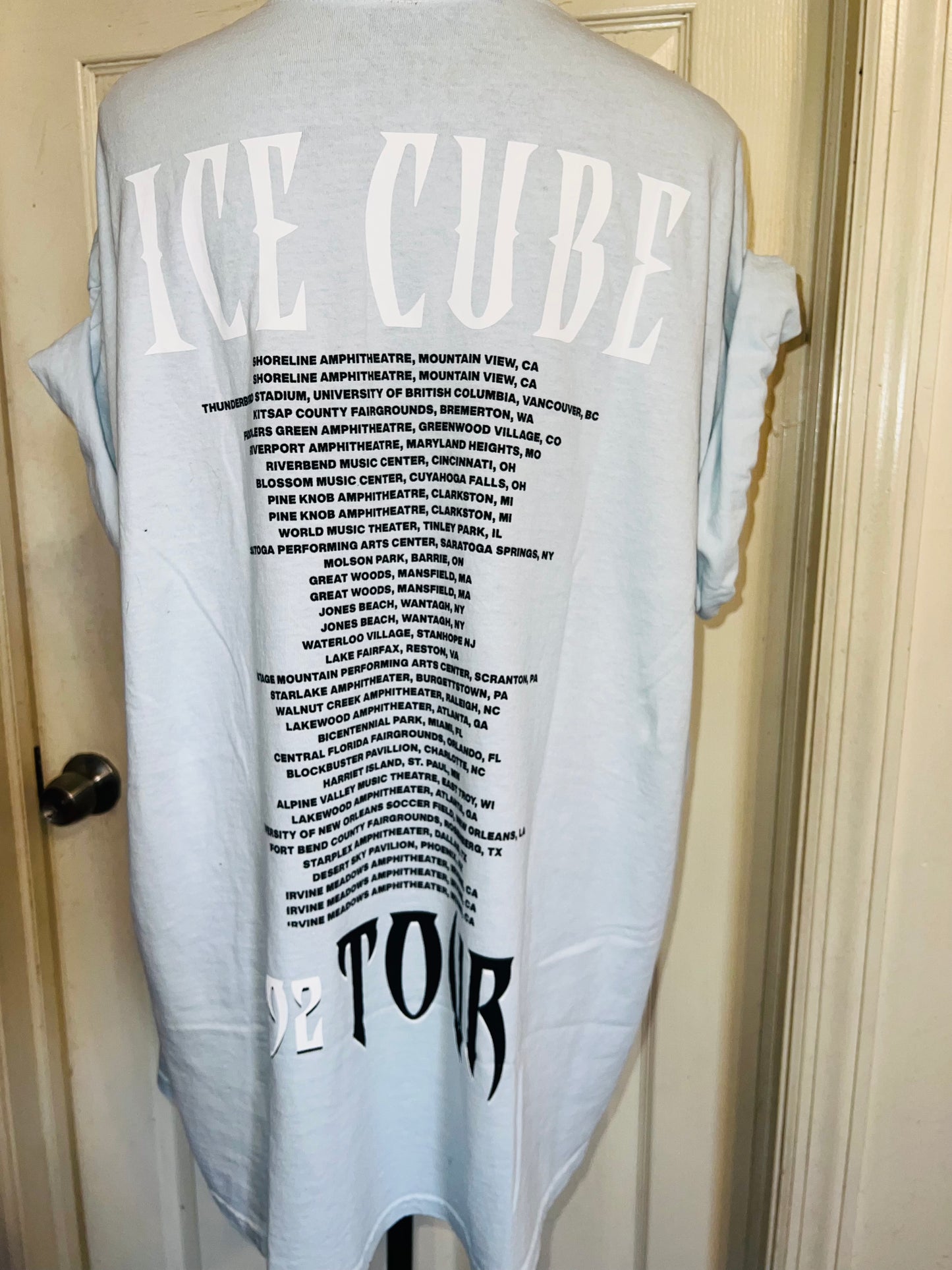 Ice Cube Double Sided Oversized Distressed Tee