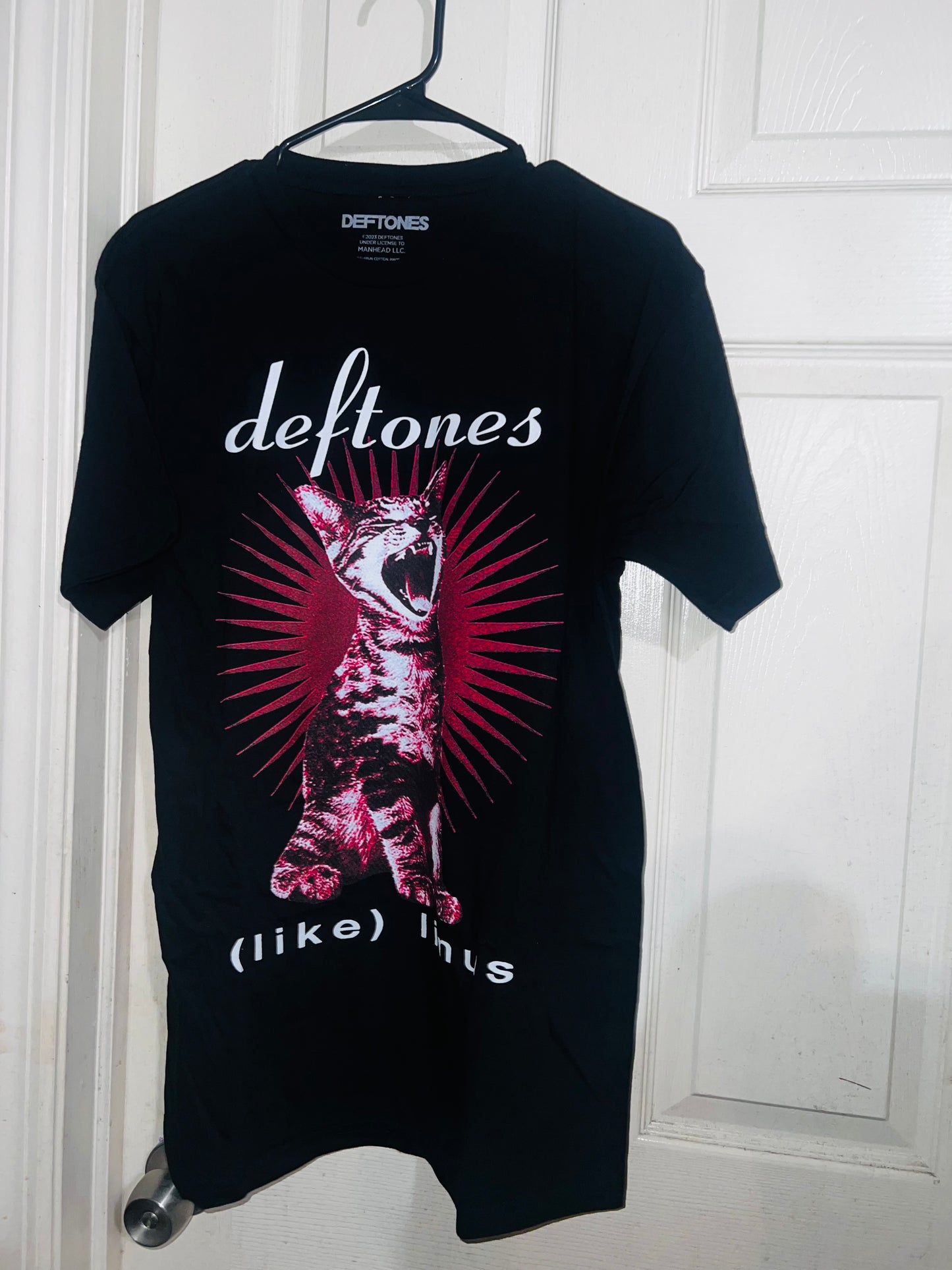 Deftones Like Linus Oversized Distressed Tee