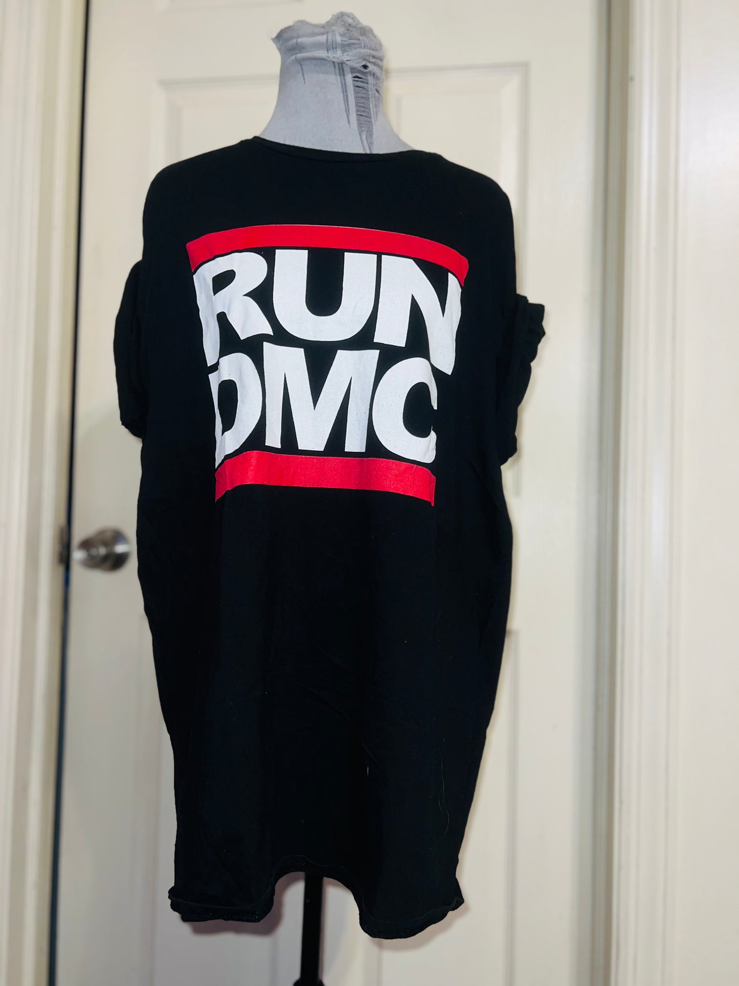 Run DMC Oversized Distressed Tee