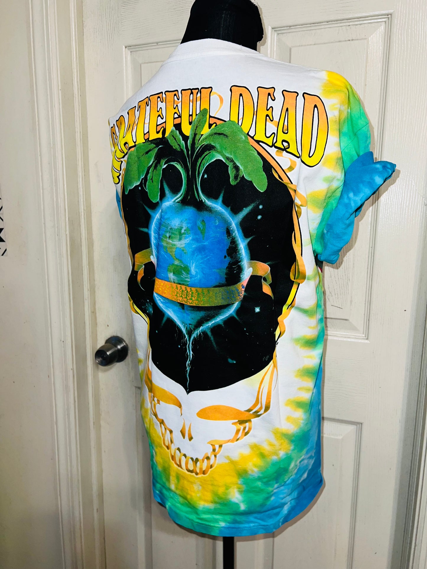 Grateful Dead Keep Green Double Sided Distressed Tee