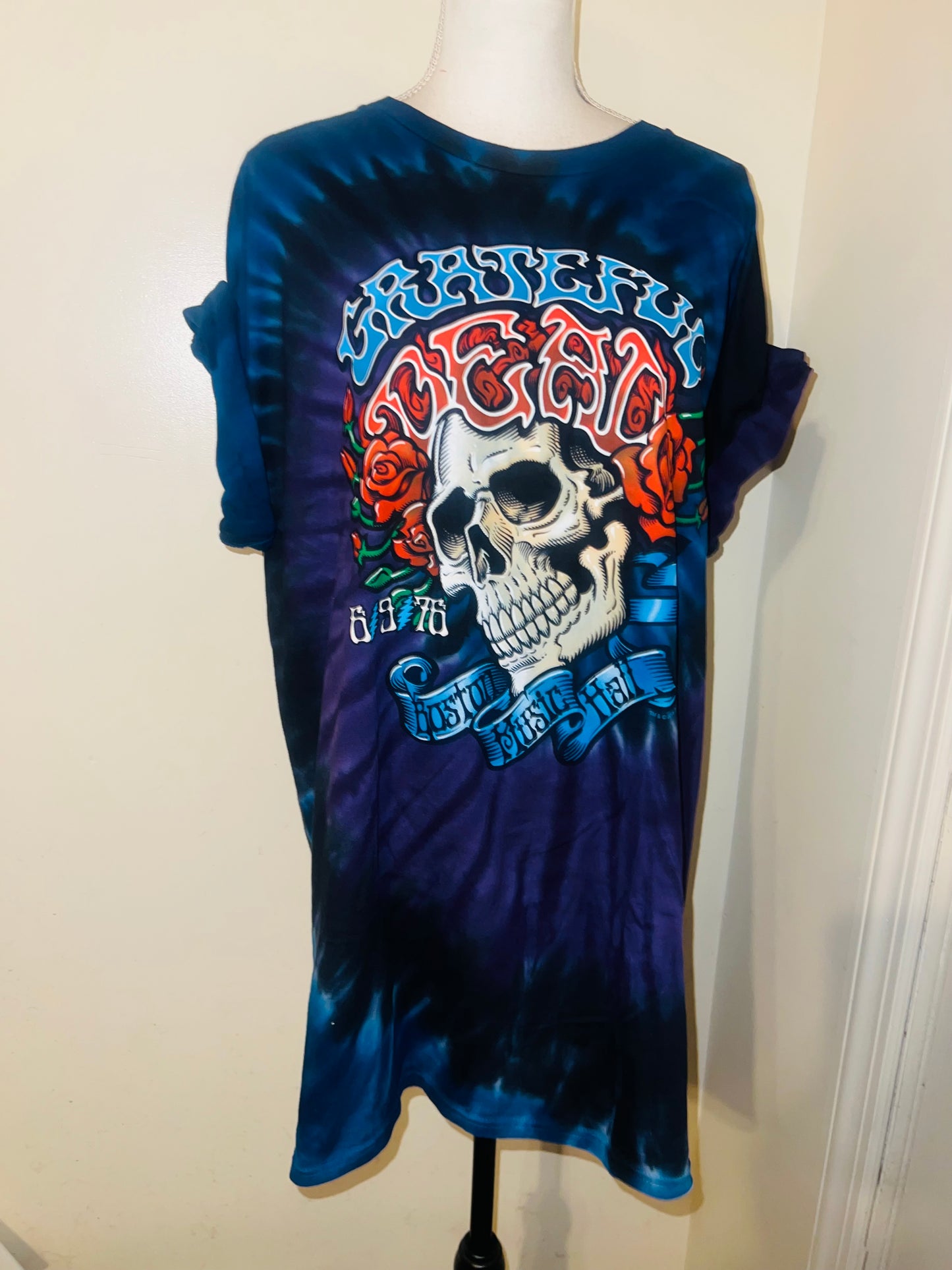 Grateful Dead Boston Oversized Distressed Tee
