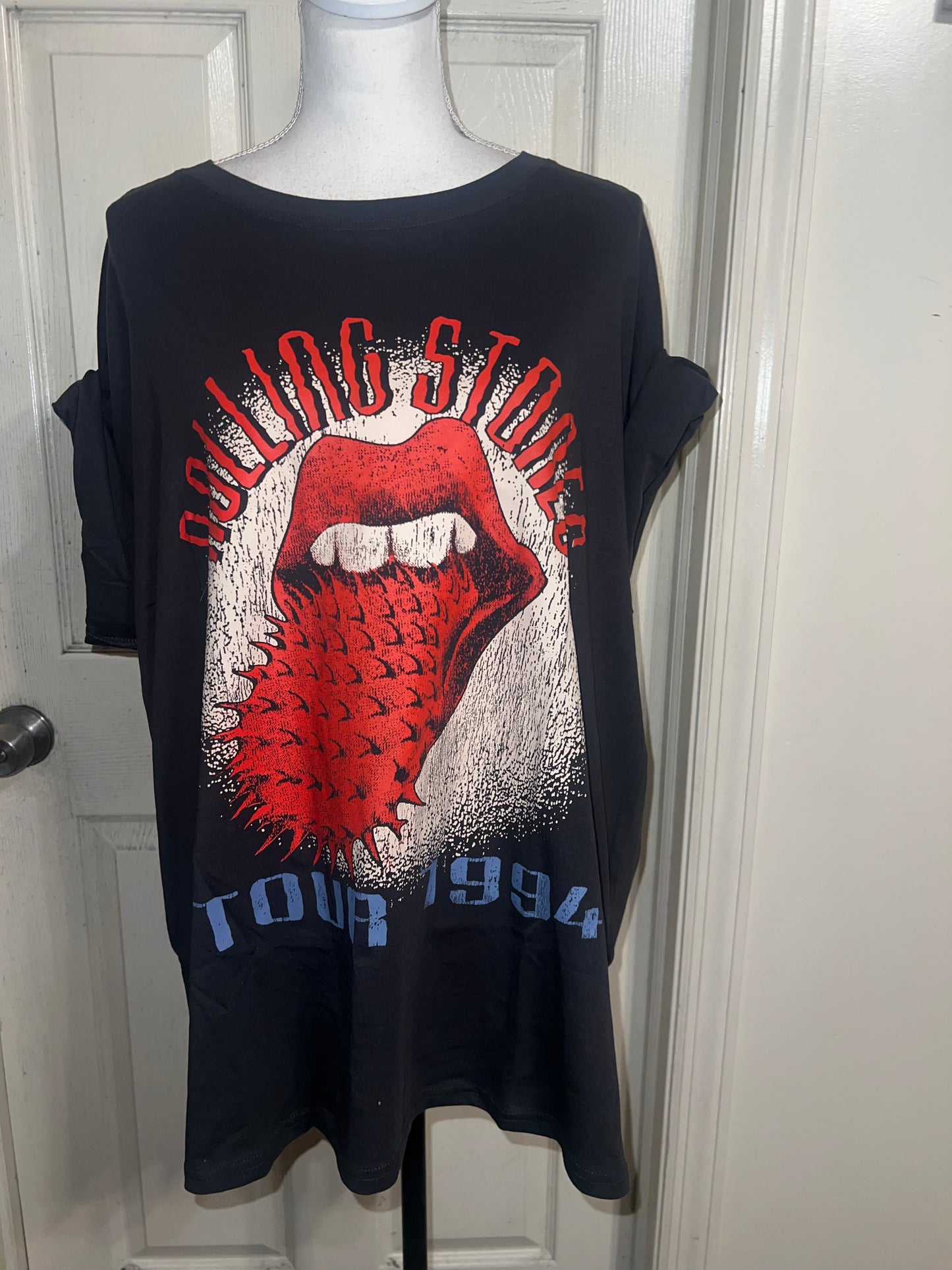 Rolling Stones Oversized Distressed Tee