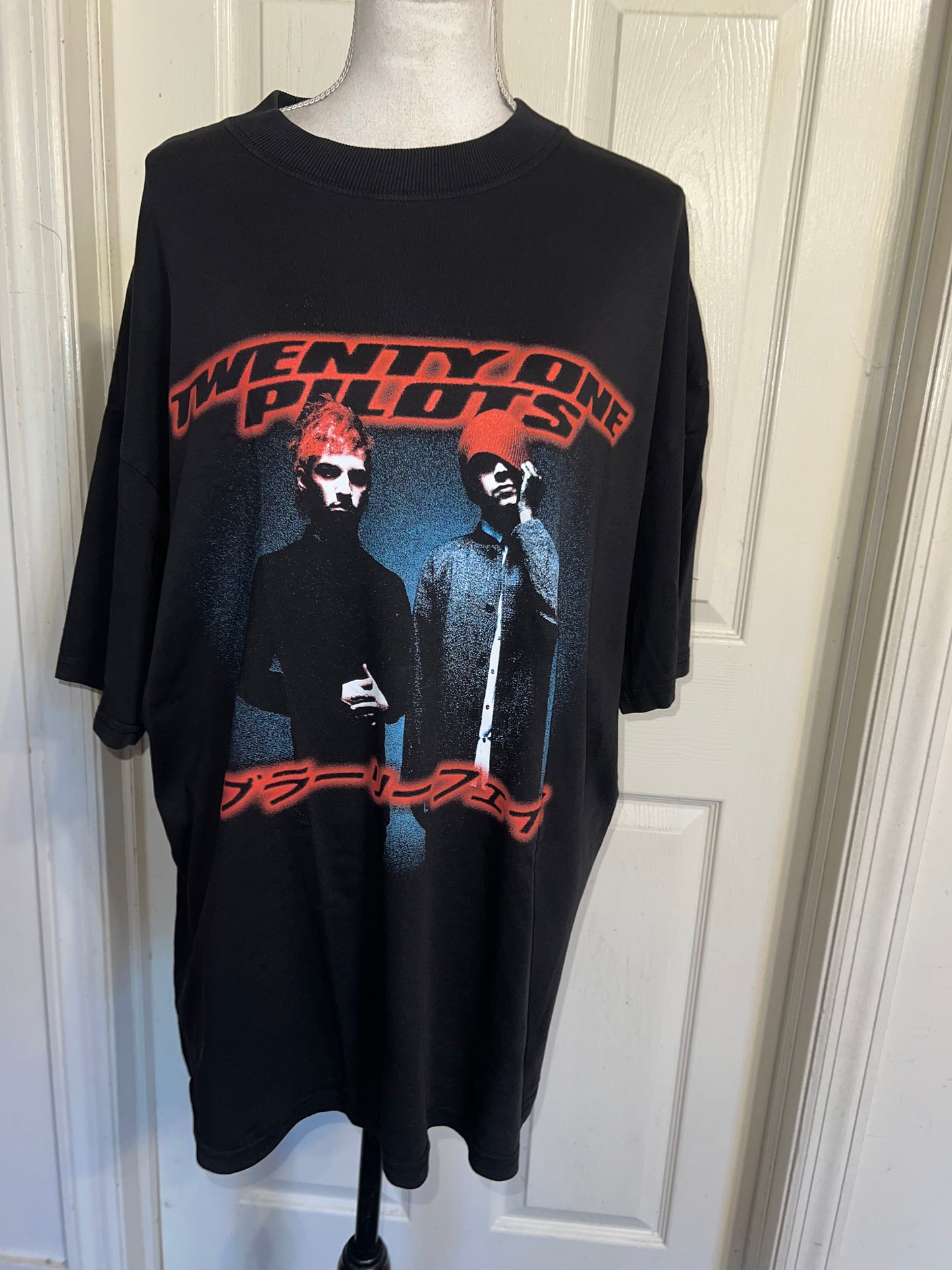 Twenty One Pilots Oversized Distressed Tee