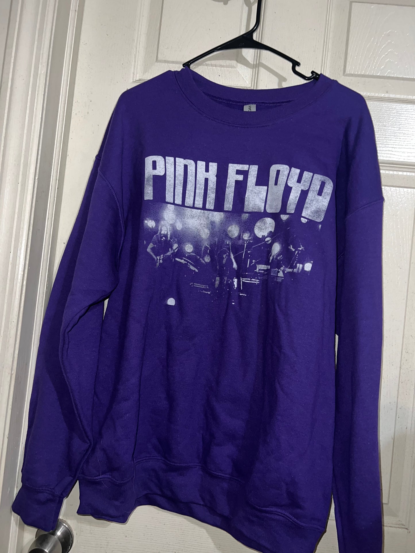 Pink Floyd Oversized Distreseed Sweatshirt
