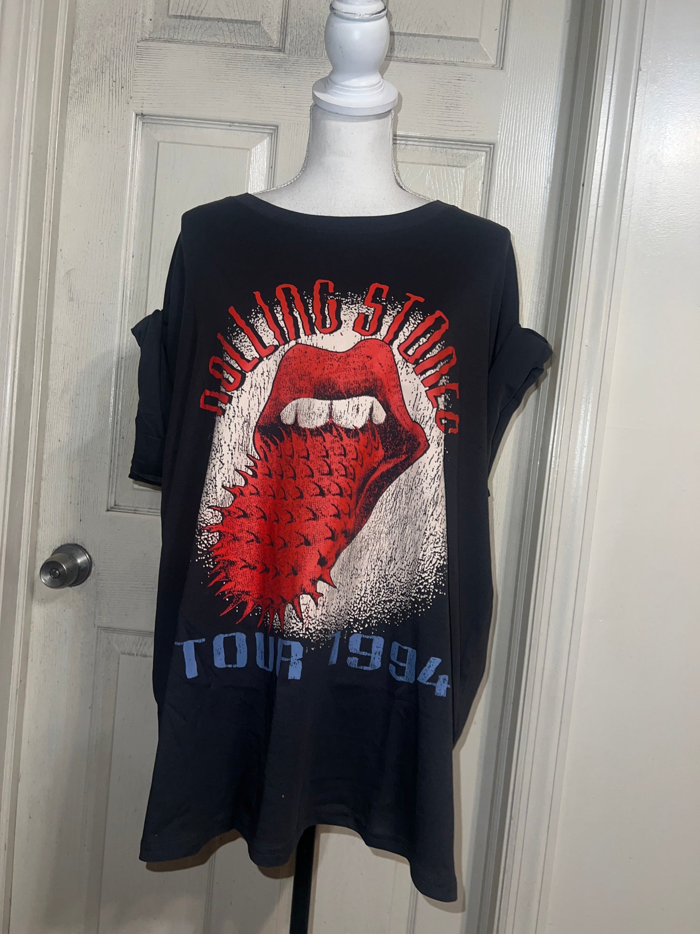 Rolling Stones Oversized Distressed Tee