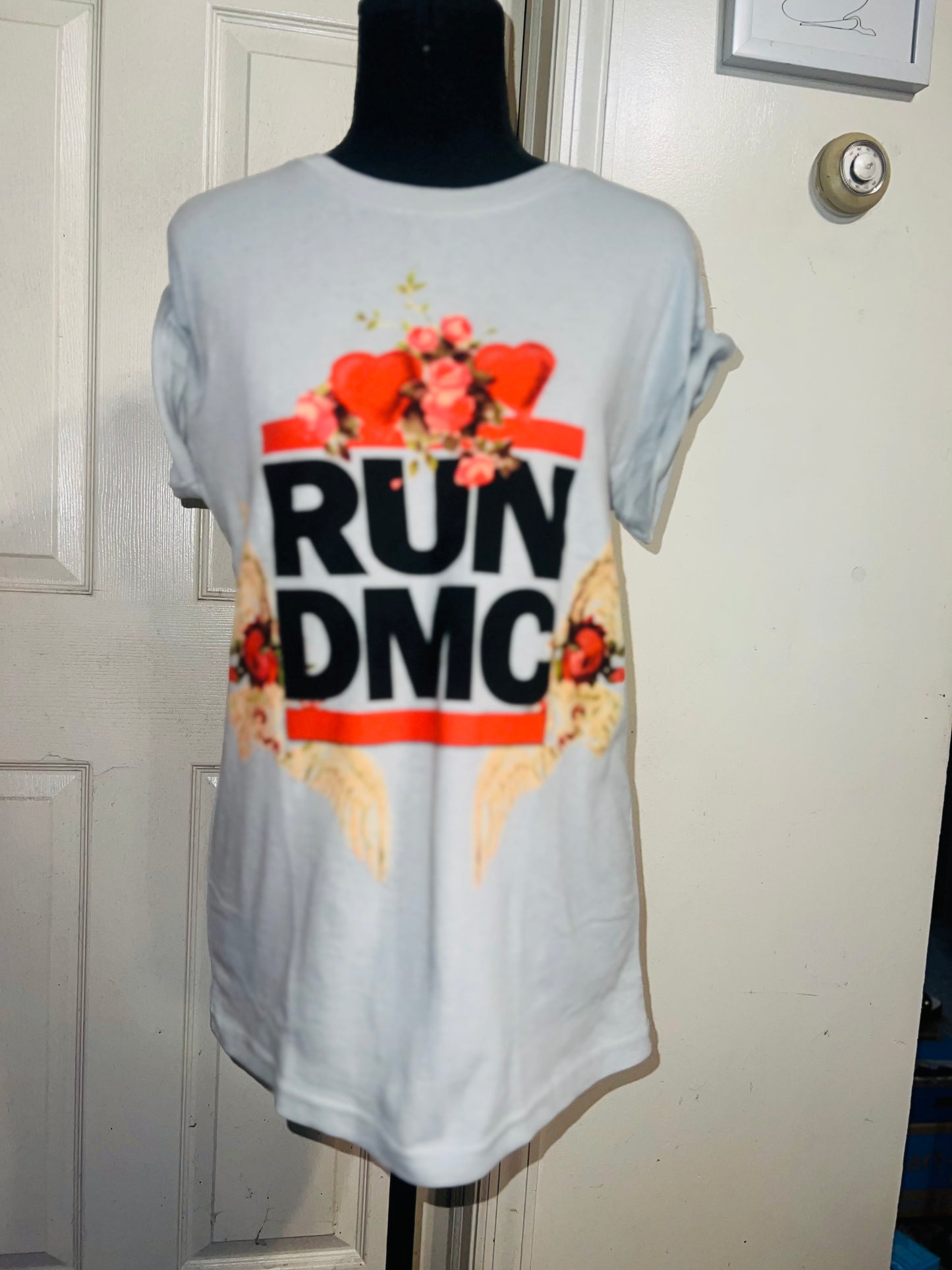 Run DMC Oversized Distressed Tee