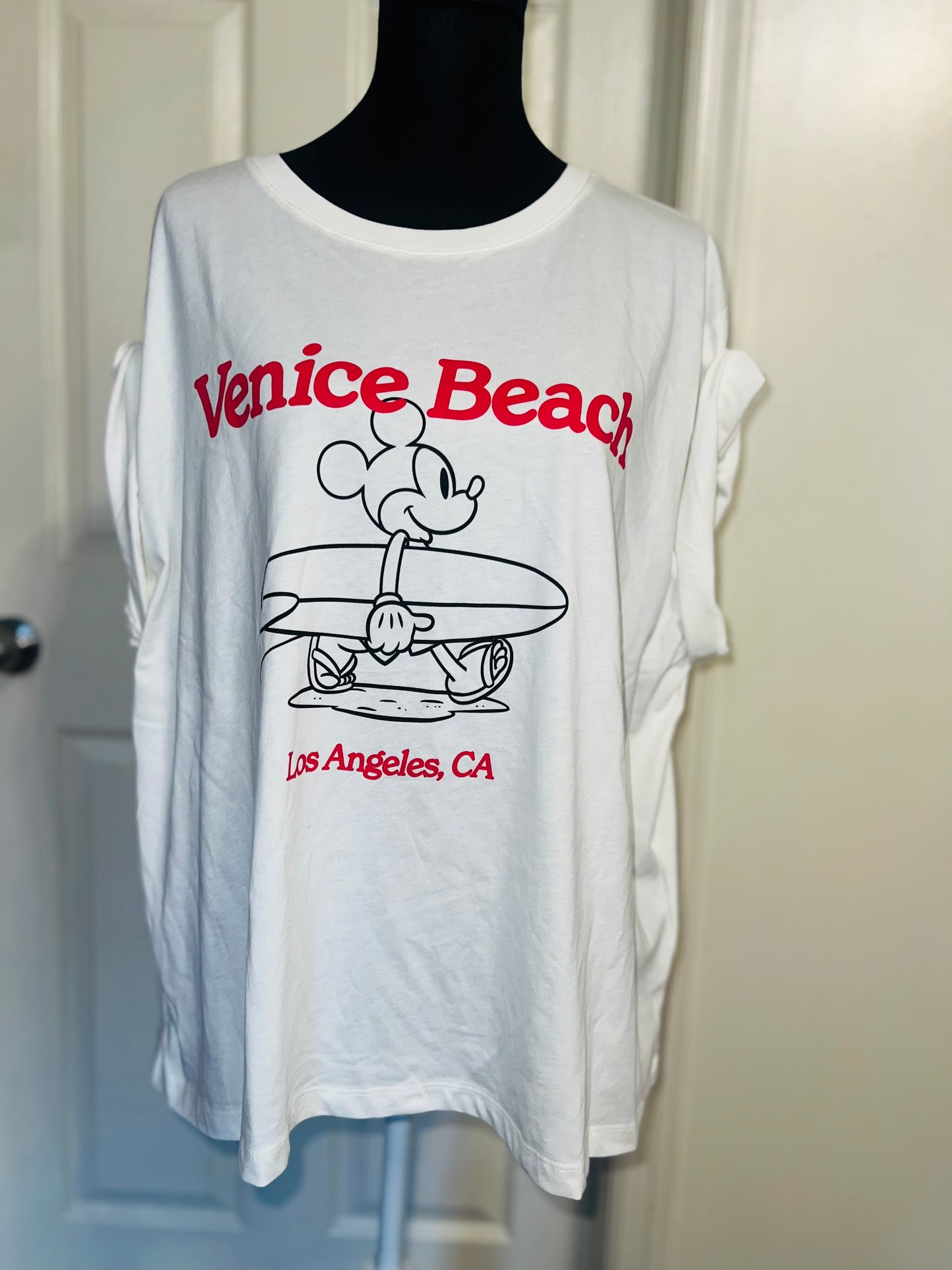 Mickey Mouse Oversized Distressed Tee