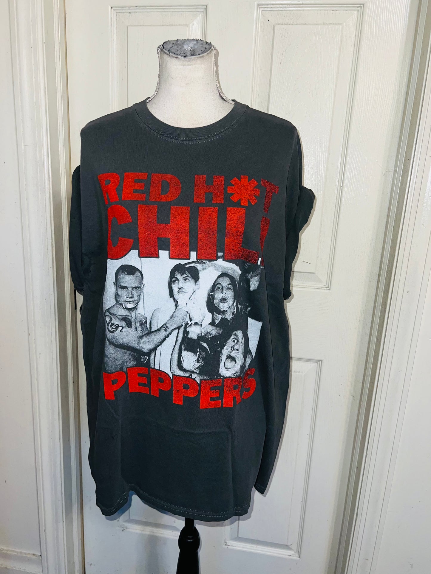 Red Hot Chili Peppers Oversized Distressed Tee